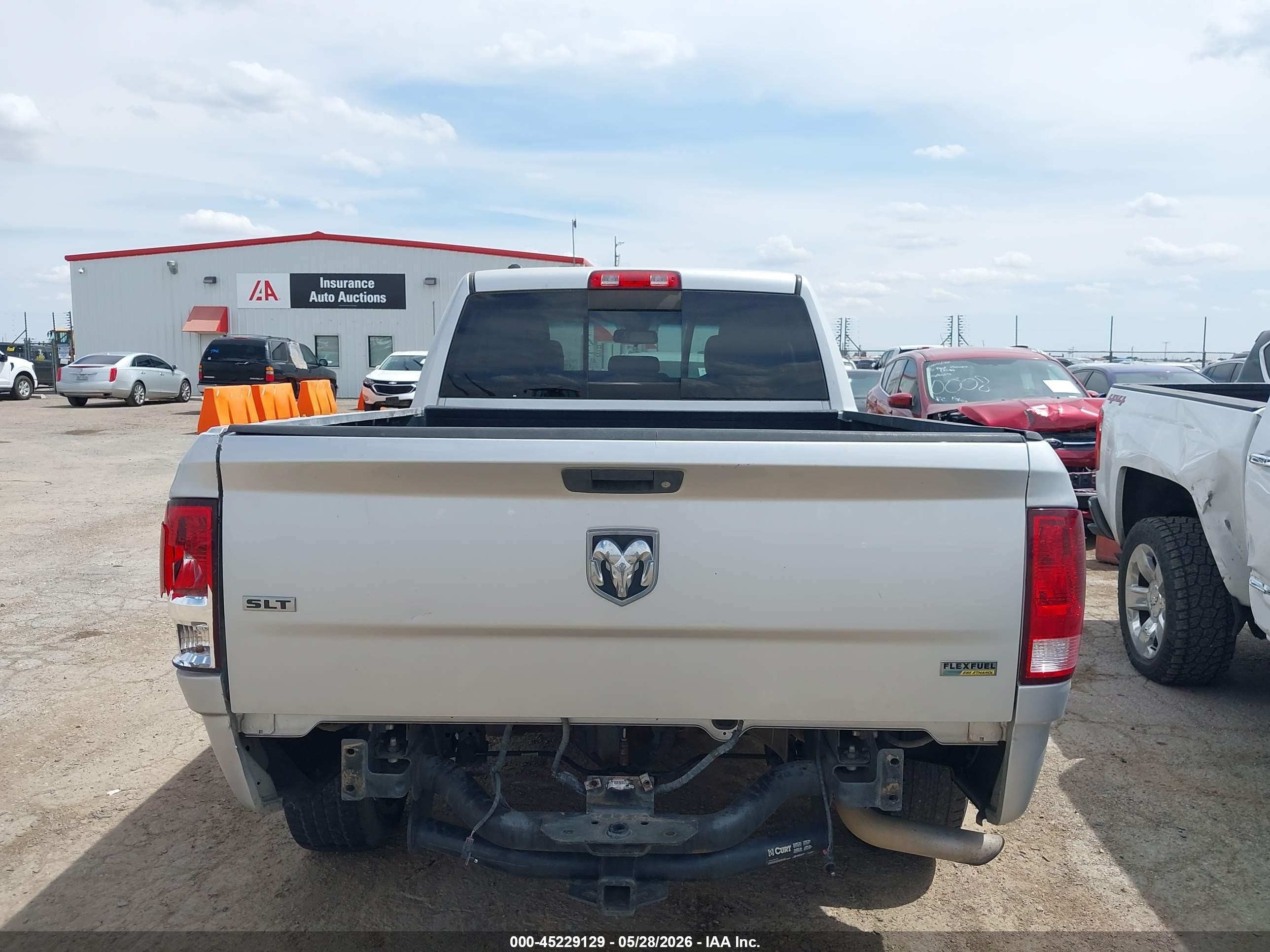 2013 Ram 1500 Slt Silver vin: 1C6RR6GPXDS633240