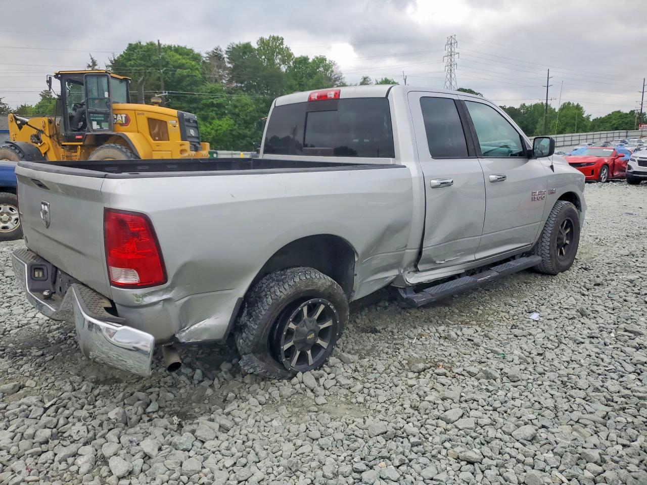 2014 Ram 1500 Slt Silver vin: 1C6RR6GT0ES120805