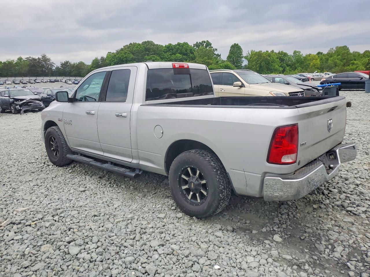 2014 Ram 1500 Slt Silver vin: 1C6RR6GT0ES120805