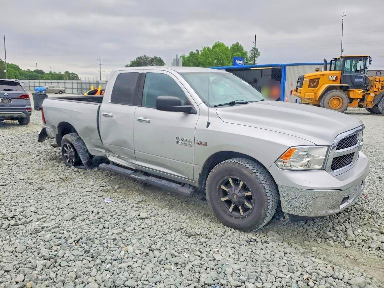 2014 Ram 1500 Slt Silver vin: 1C6RR6GT0ES120805