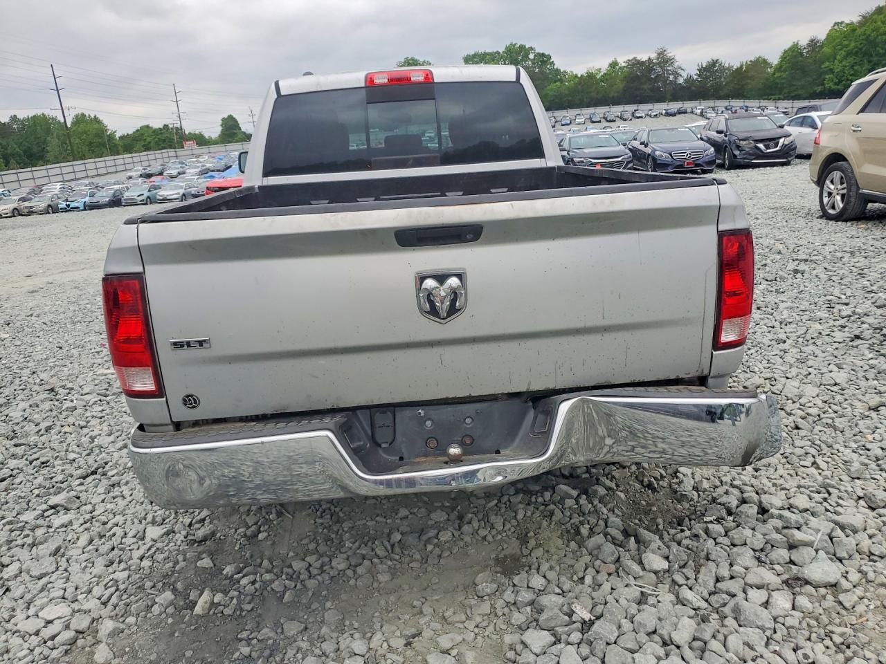 2014 Ram 1500 Slt Silver vin: 1C6RR6GT0ES120805