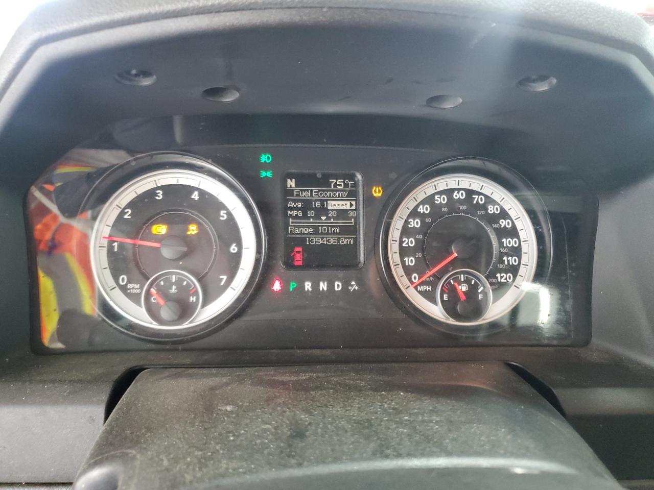 2014 Ram 1500 Slt Красный vin: 1C6RR6GT0ES278187 Damage: Warning Light - Abs, On, Unacceptable