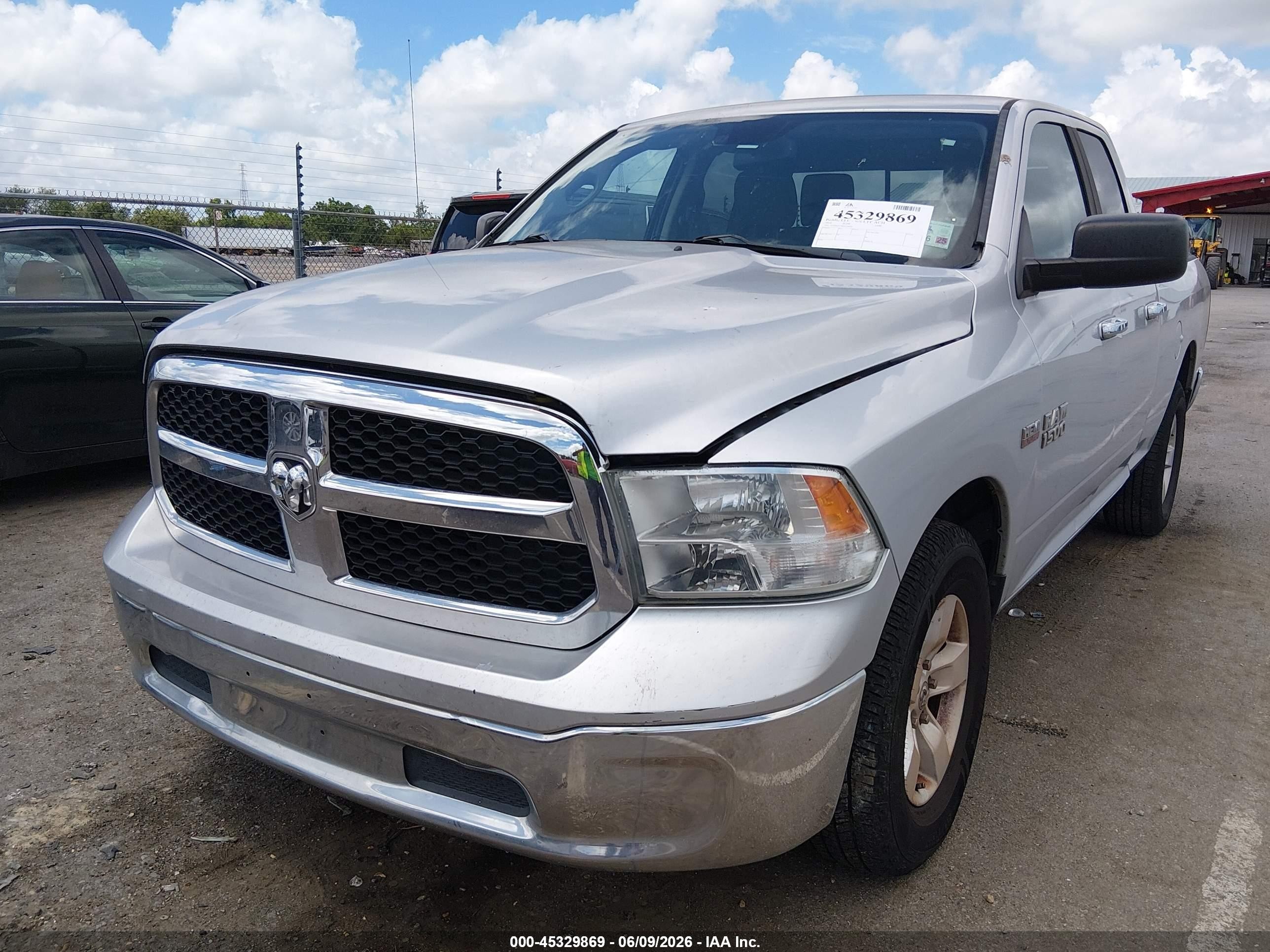 2014 Ram 1500 Slt Silver vin: 1C6RR6GT0ES324620