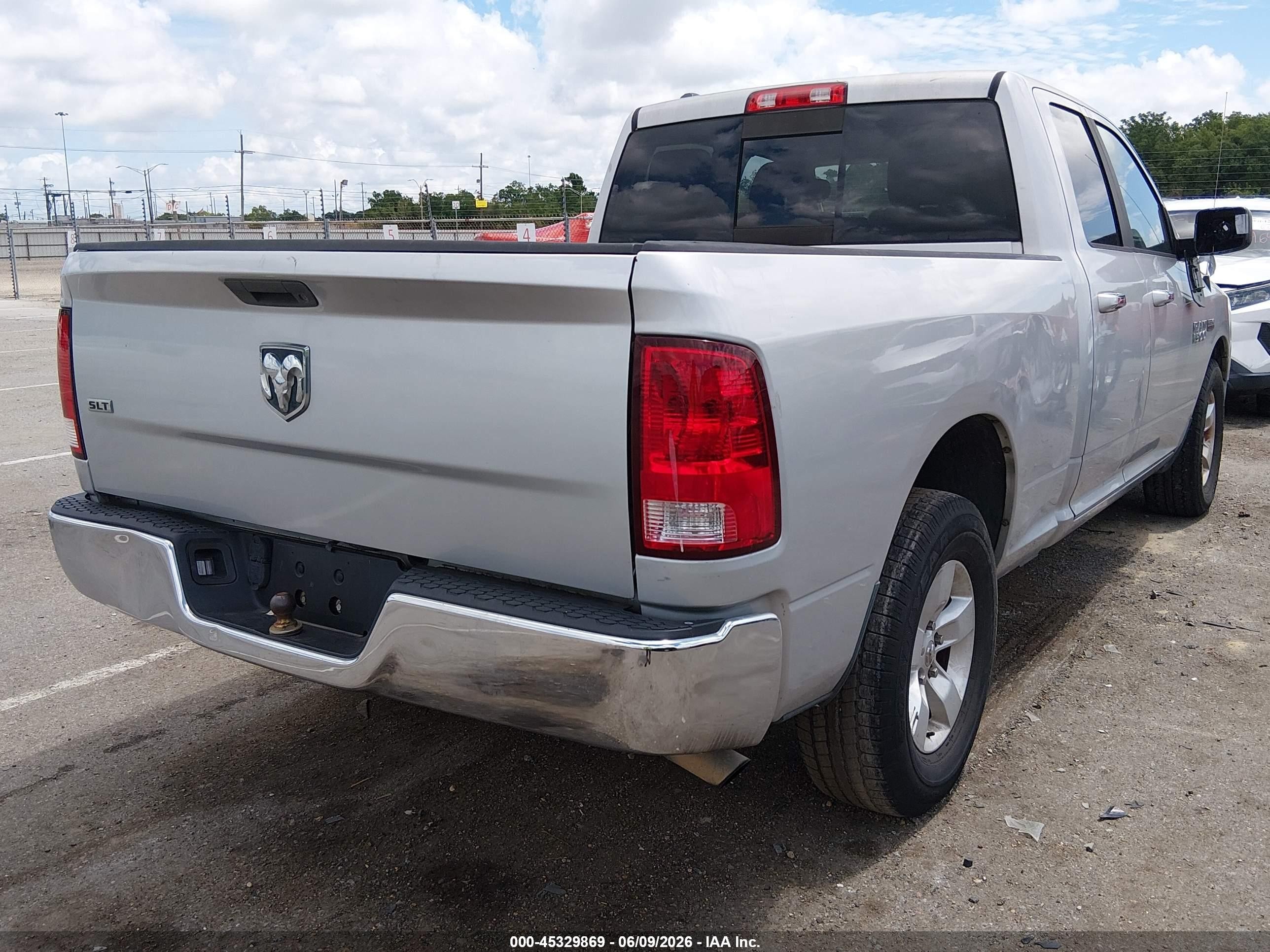 2014 Ram 1500 Slt Silver vin: 1C6RR6GT0ES324620