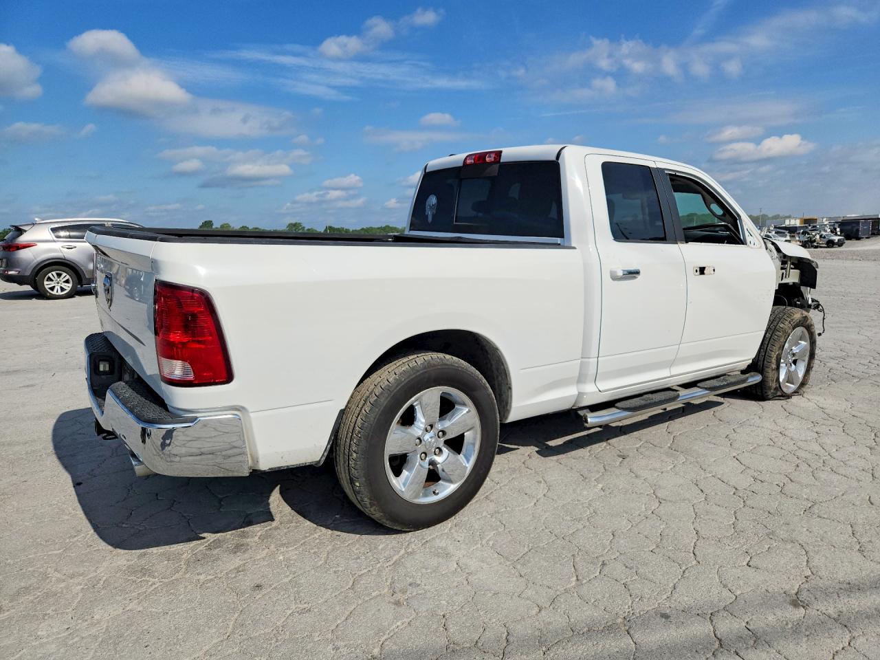 2014 Ram 1500 Slt White vin: 1C6RR6GT0ES364261