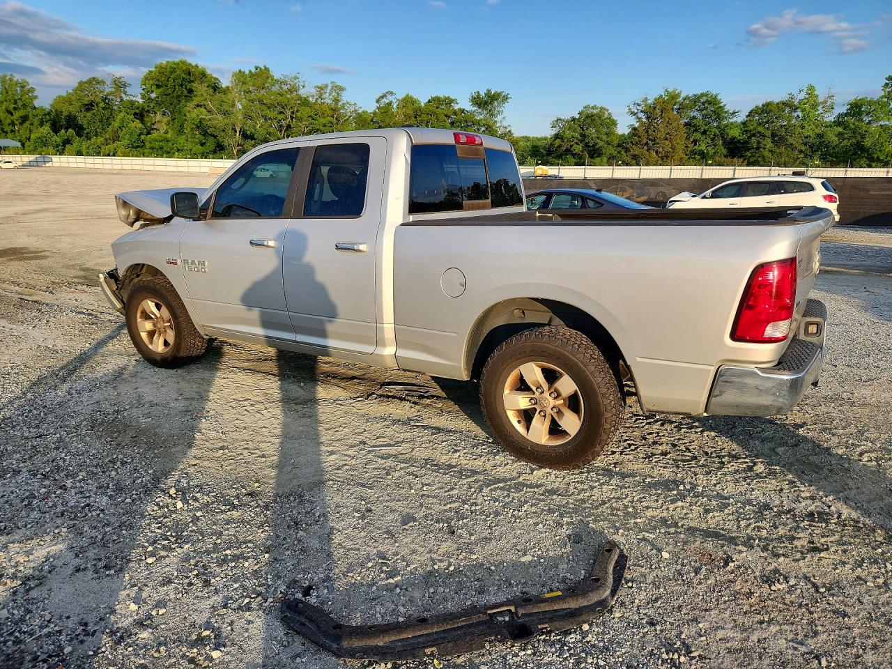 2015 Ram 1500 Slt Silver vin: 1C6RR6GT0FS553199
