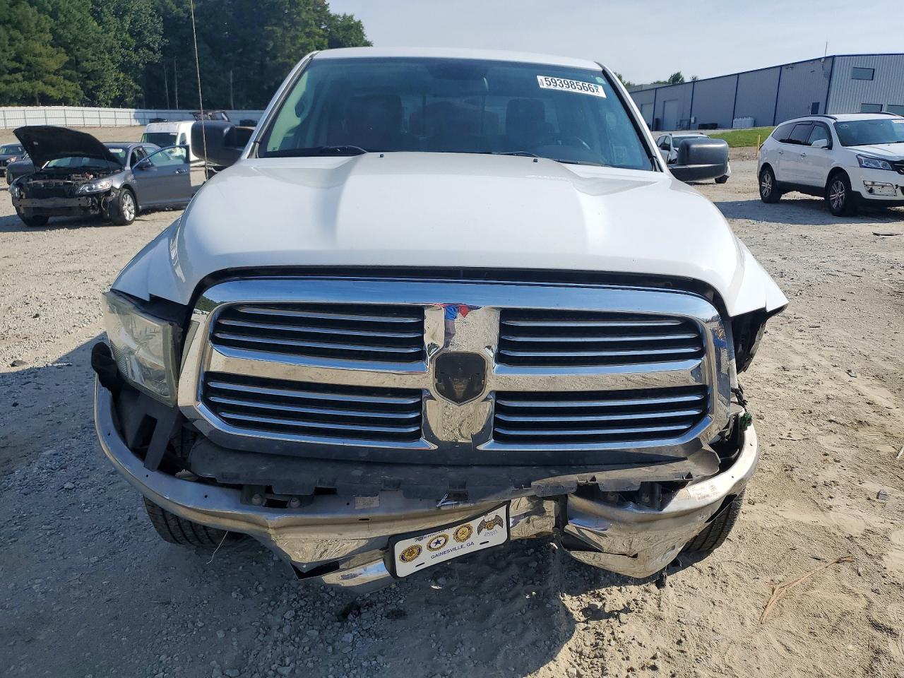 2013 Ram 1500 Slt White vin: 1C6RR6GT1DS633799