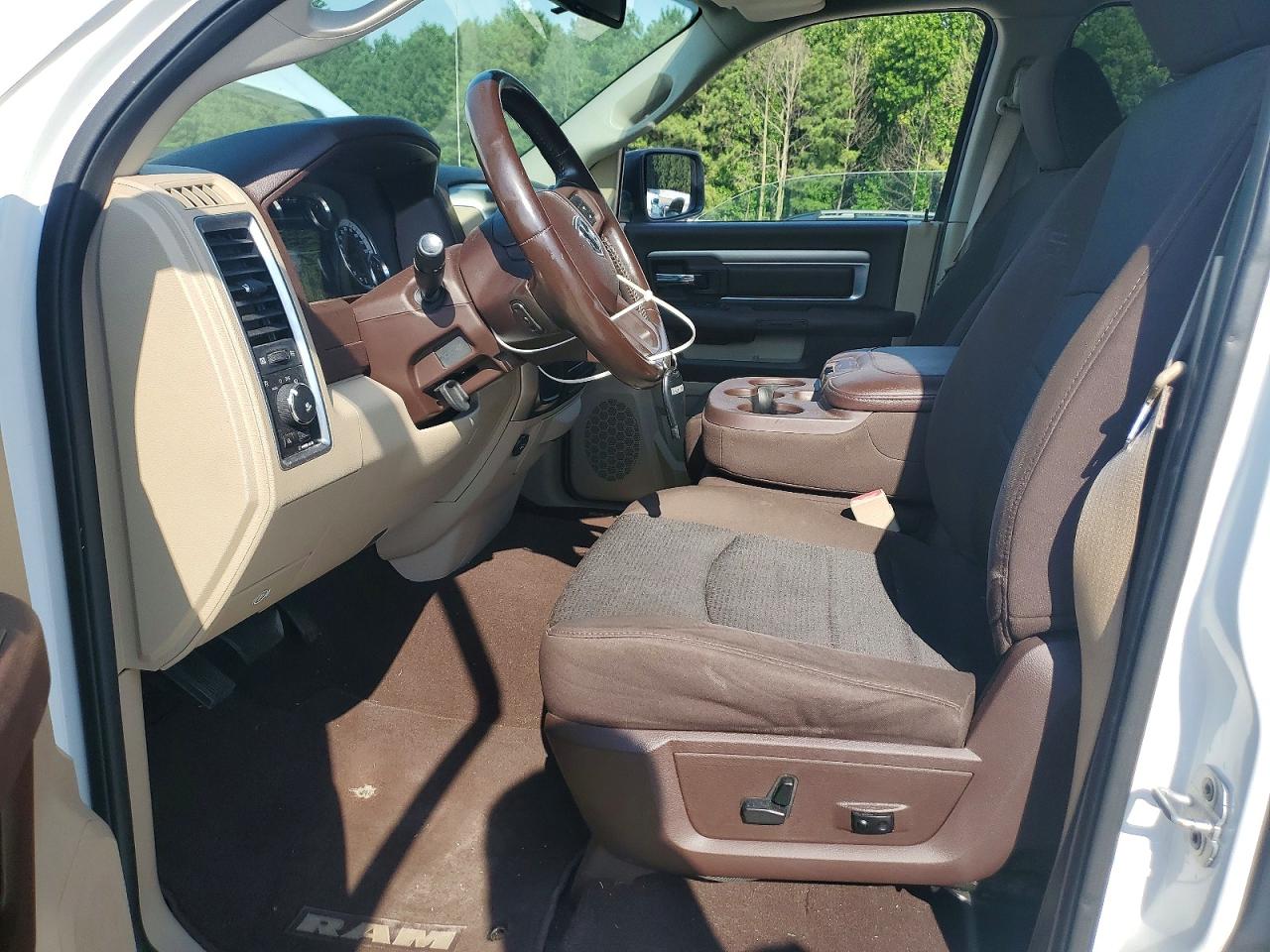 2013 Ram 1500 Slt White vin: 1C6RR6GT1DS633799