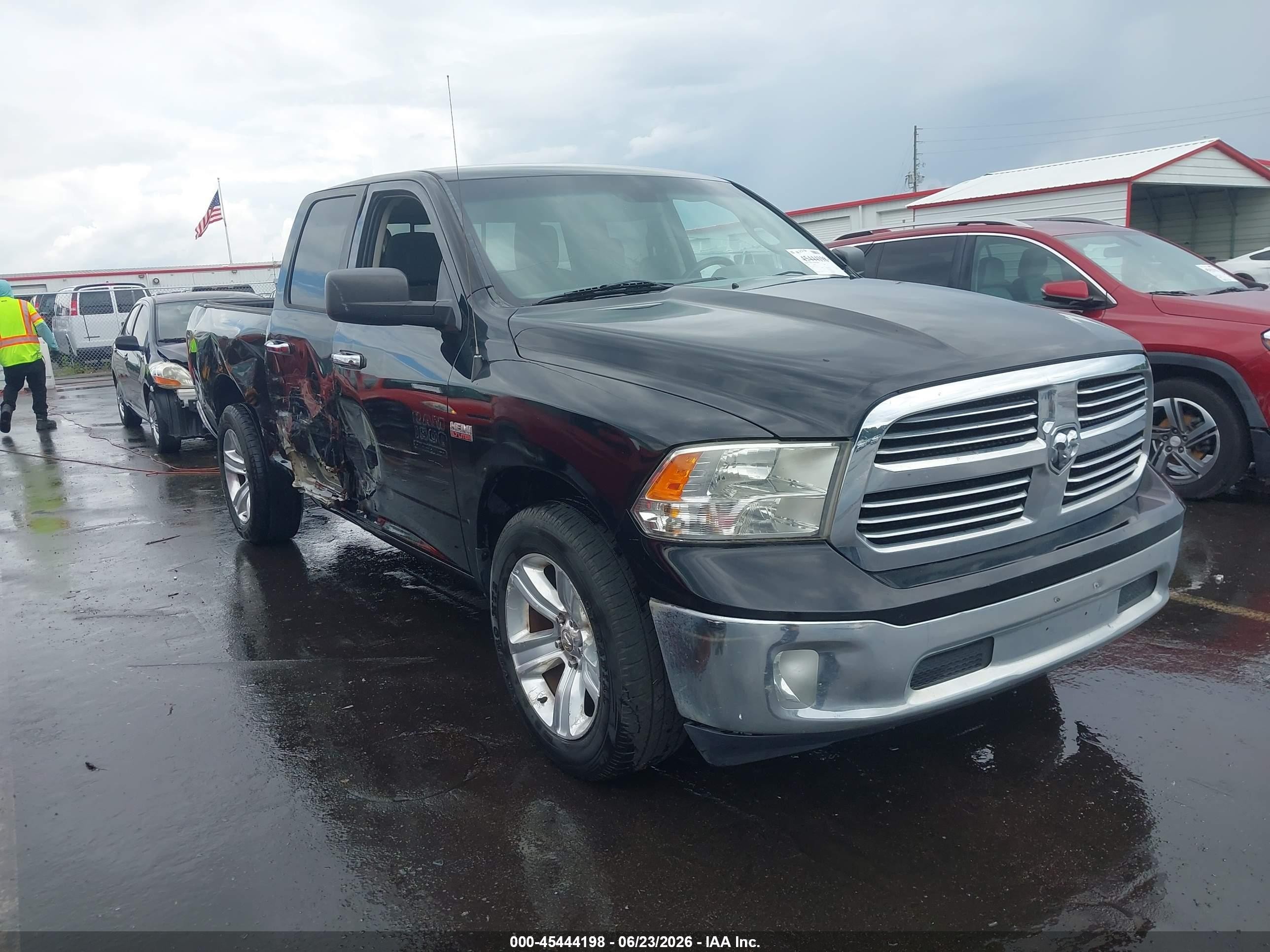 2014 Ram 1500 Big Horn Black vin: 1C6RR6GT1ES278182