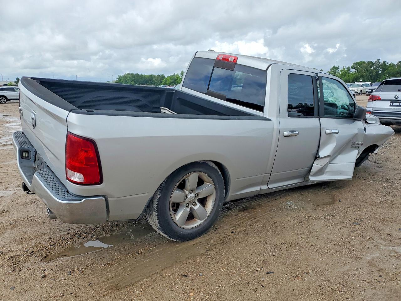 2014 Ram 1500 Slt Silver vin: 1C6RR6GT1ES480438