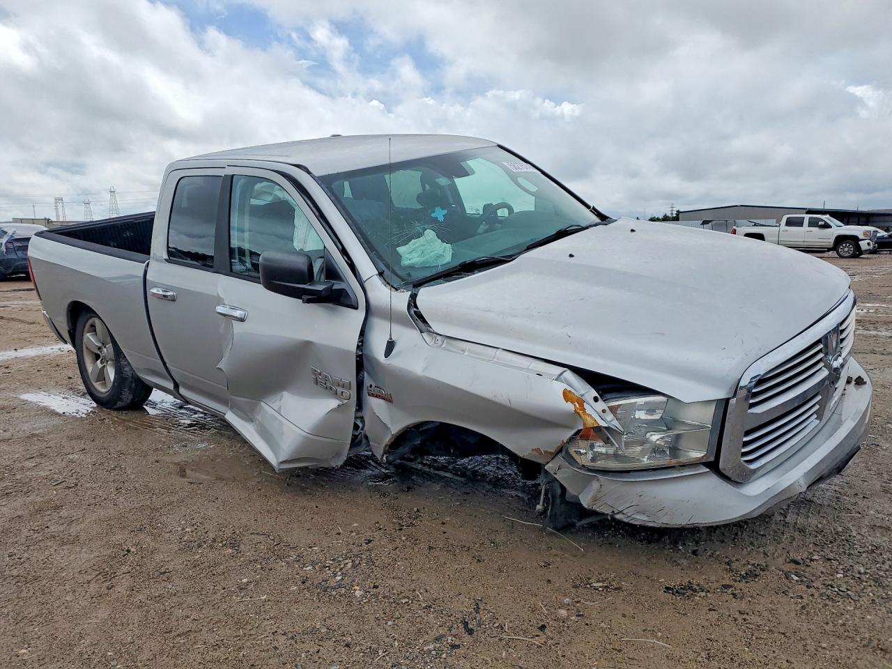 2014 Ram 1500 Slt Silver vin: 1C6RR6GT1ES480438