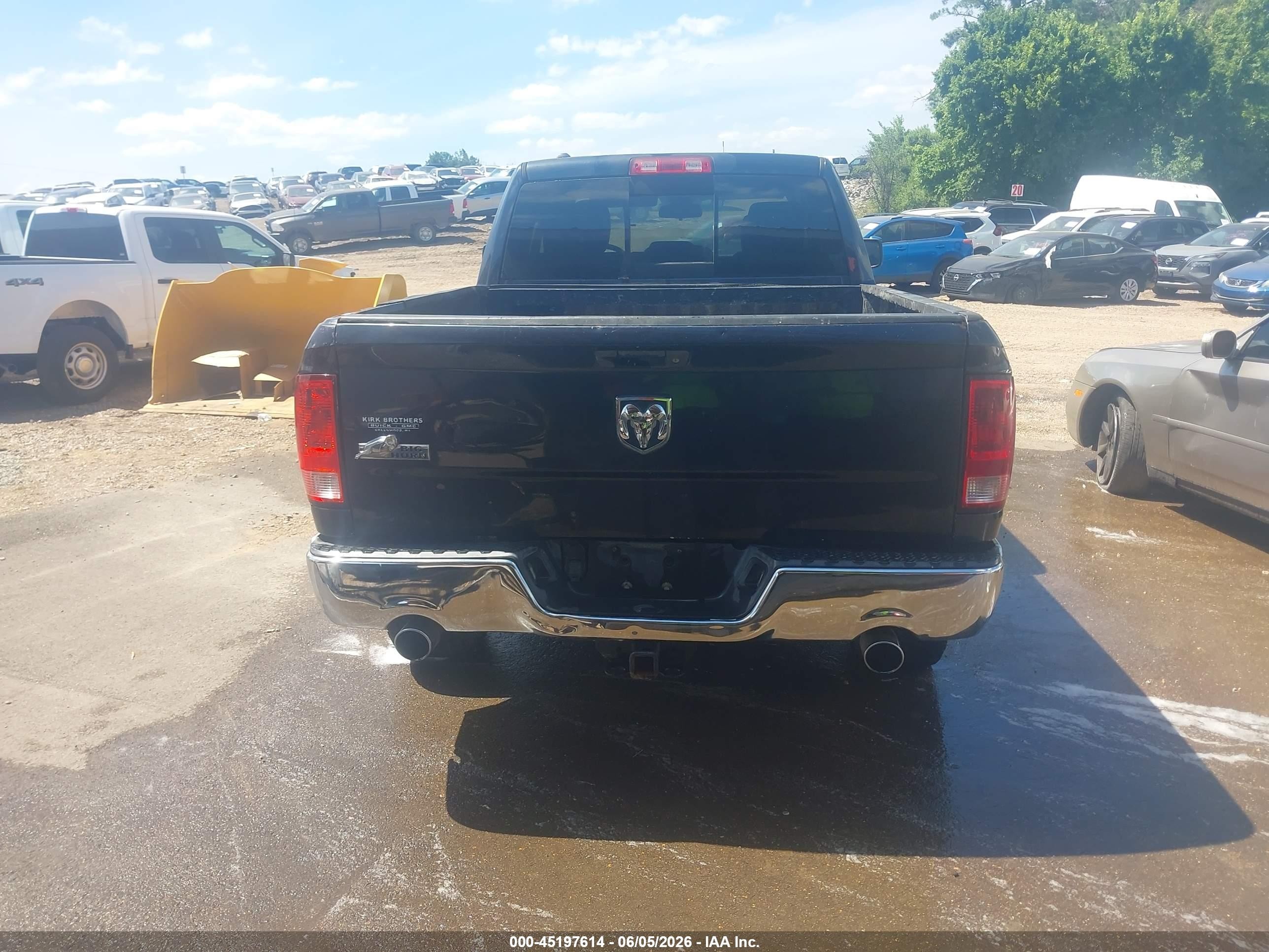 2013 Ram 1500 Big Horn Синий vin: 1C6RR6GT2DS693624