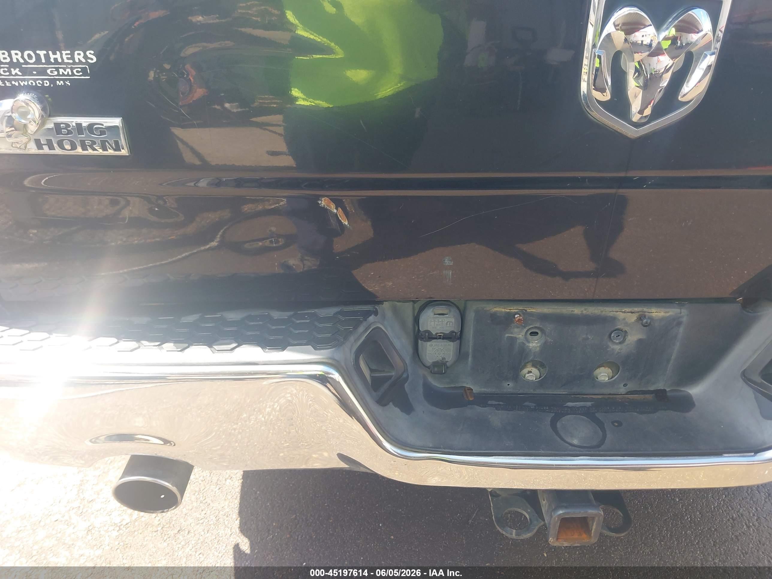 2013 Ram 1500 Big Horn Синий vin: 1C6RR6GT2DS693624