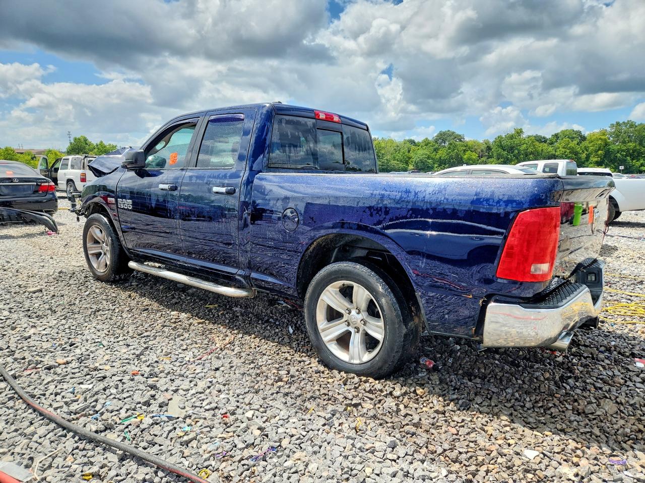 2014 Ram 1500 Slt Blue vin: 1C6RR6GT2ES264744