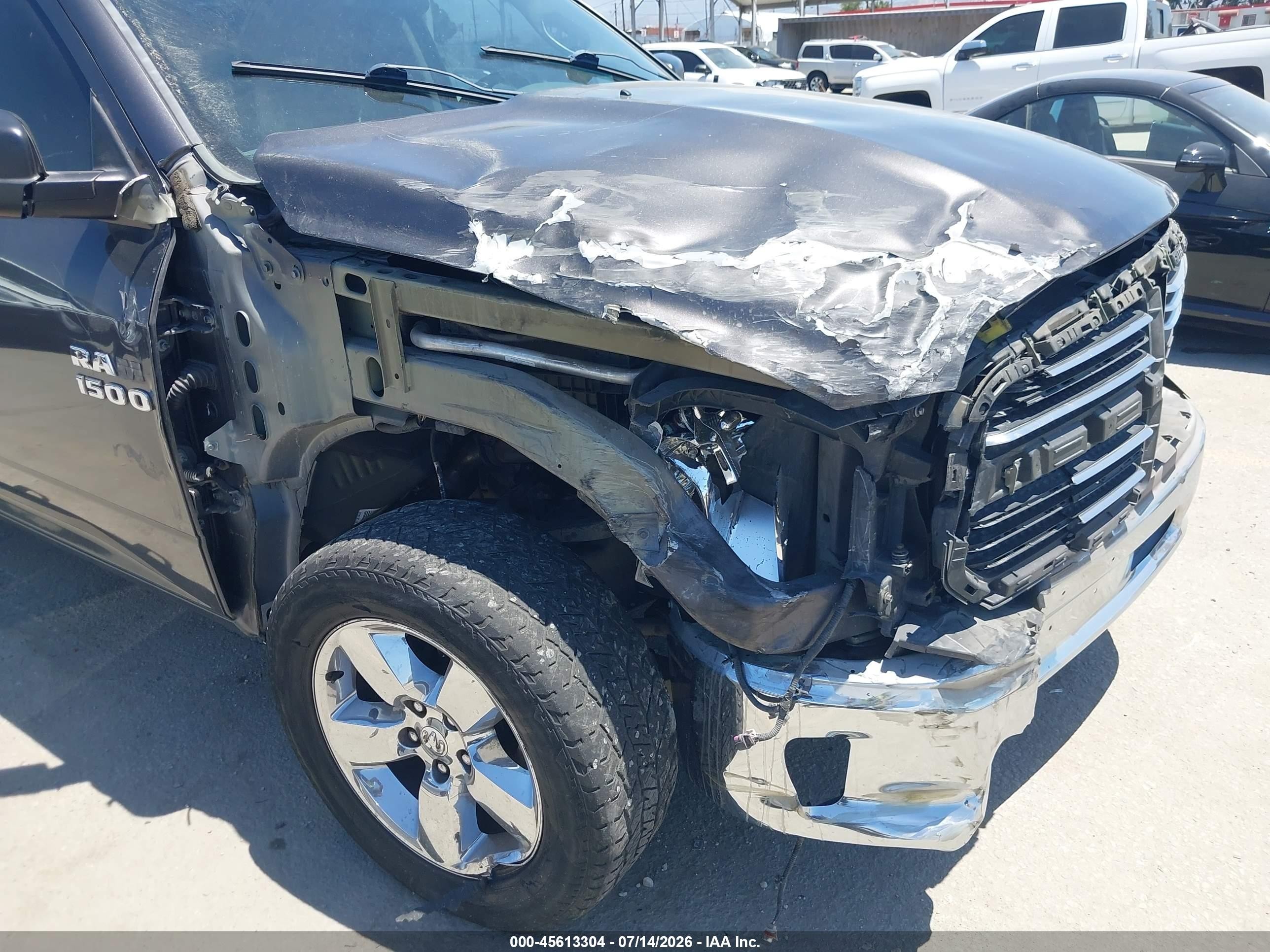 2014 Ram 1500 Big Horn Gray vin: 1C6RR6GT2ES278370