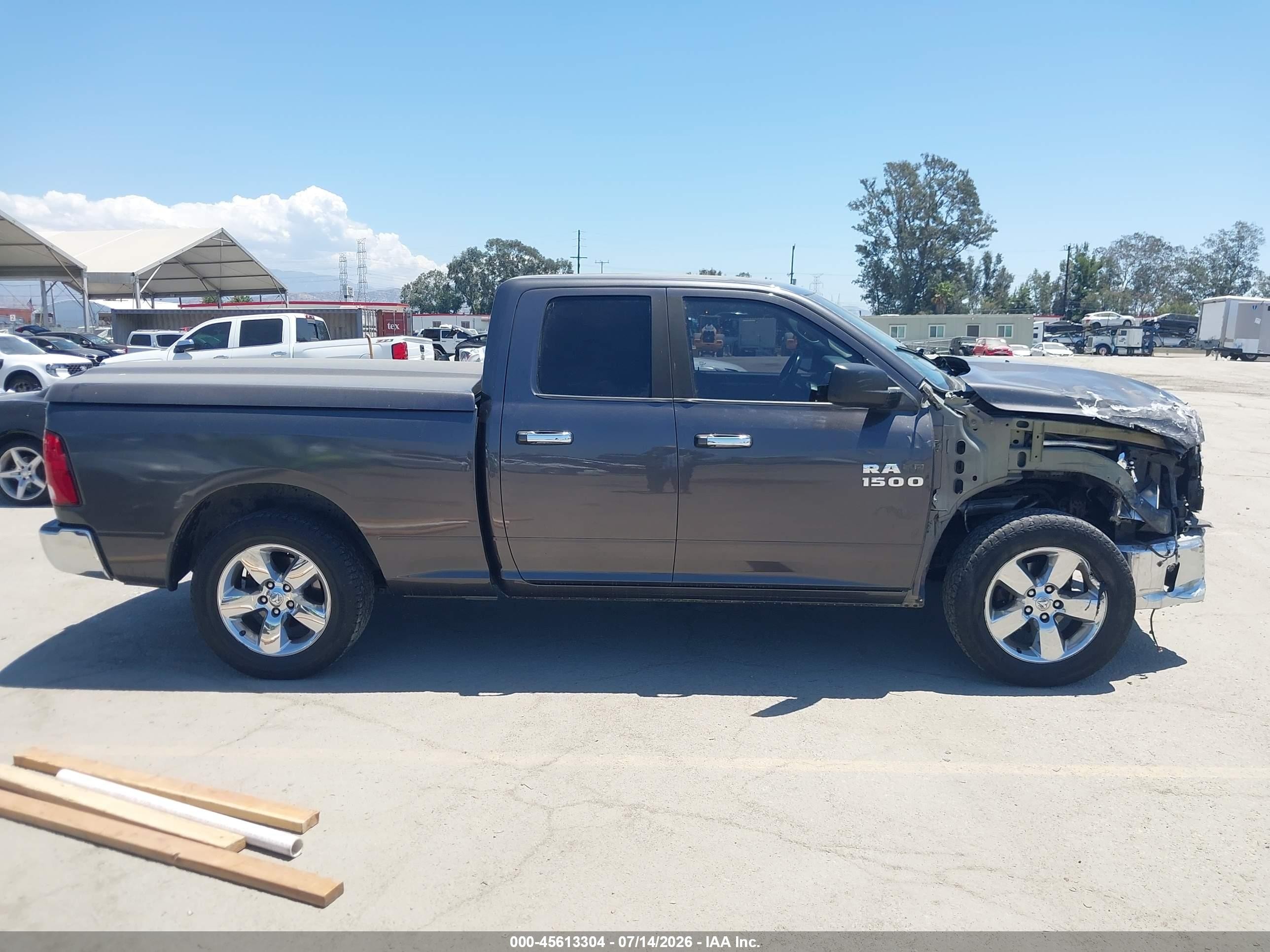 2014 Ram 1500 Big Horn Gray vin: 1C6RR6GT2ES278370