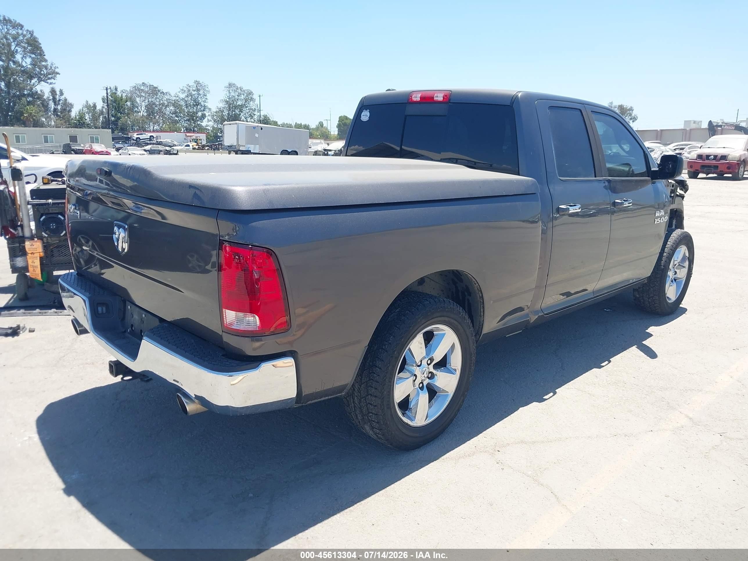 2014 Ram 1500 Big Horn Gray vin: 1C6RR6GT2ES278370