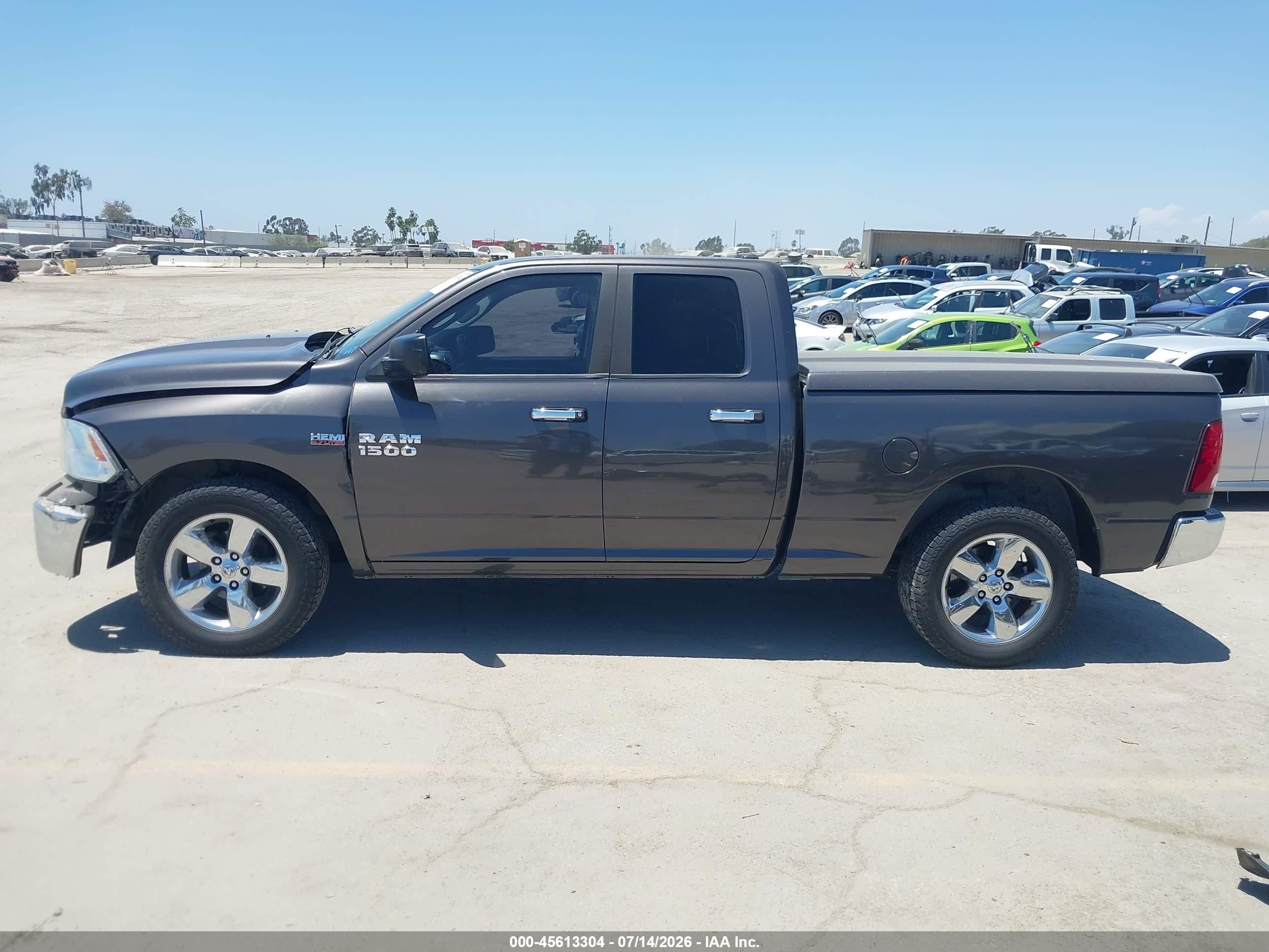 2014 Ram 1500 Big Horn Gray vin: 1C6RR6GT2ES278370