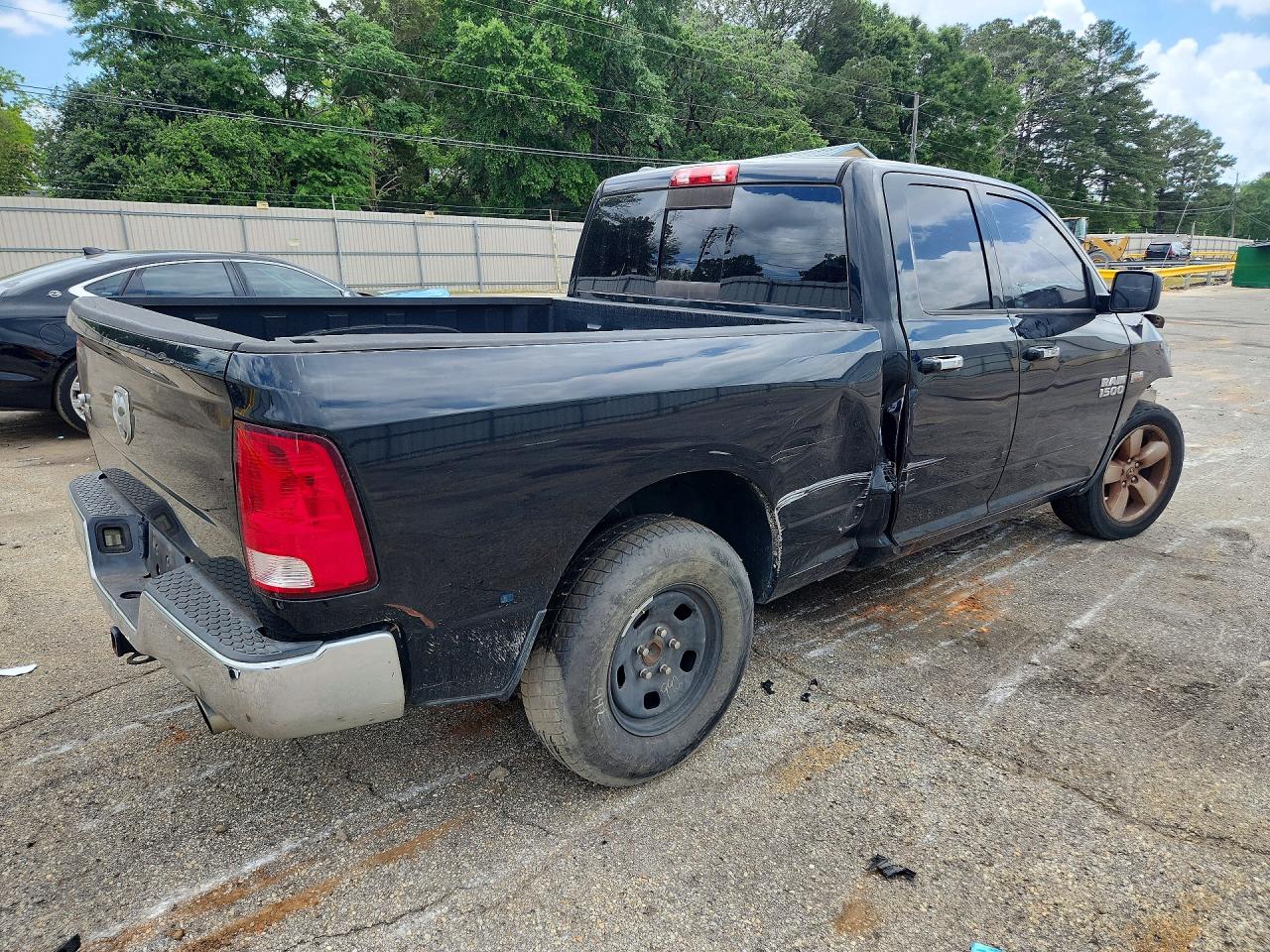 2014 Ram 1500 Slt Black vin: 1C6RR6GT2ES293421