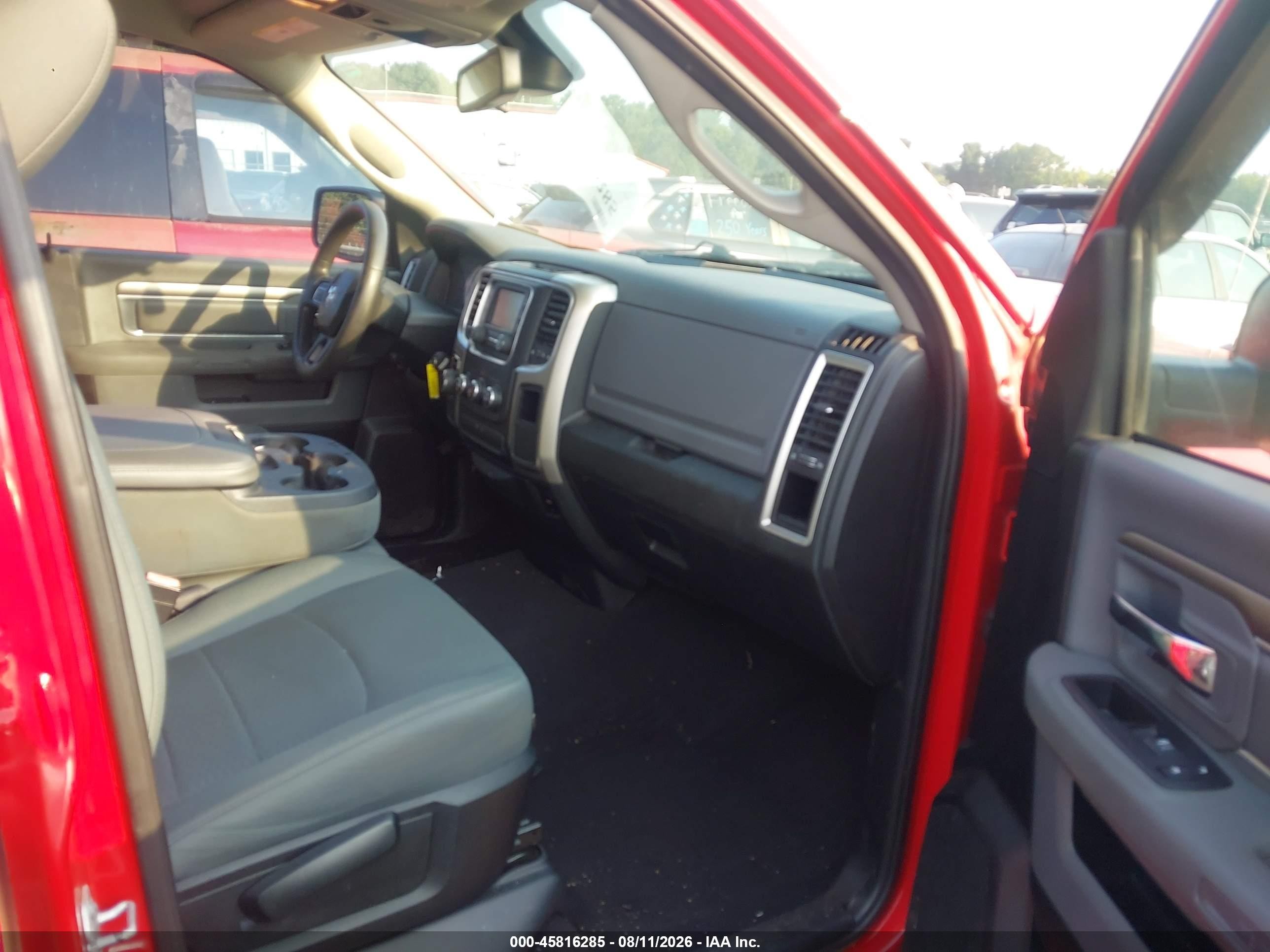 2014 Ram 1500 Slt Red vin: 1C6RR6GT3ES407233