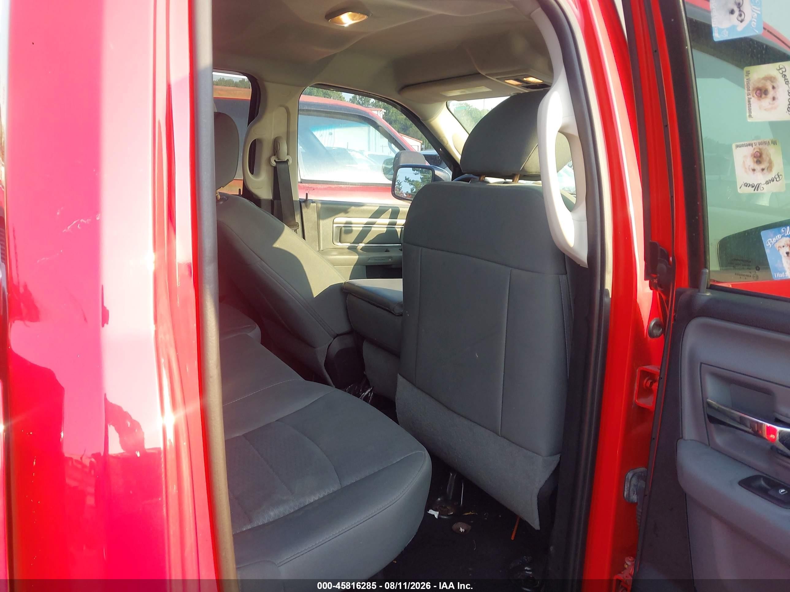 2014 Ram 1500 Slt Red vin: 1C6RR6GT3ES407233
