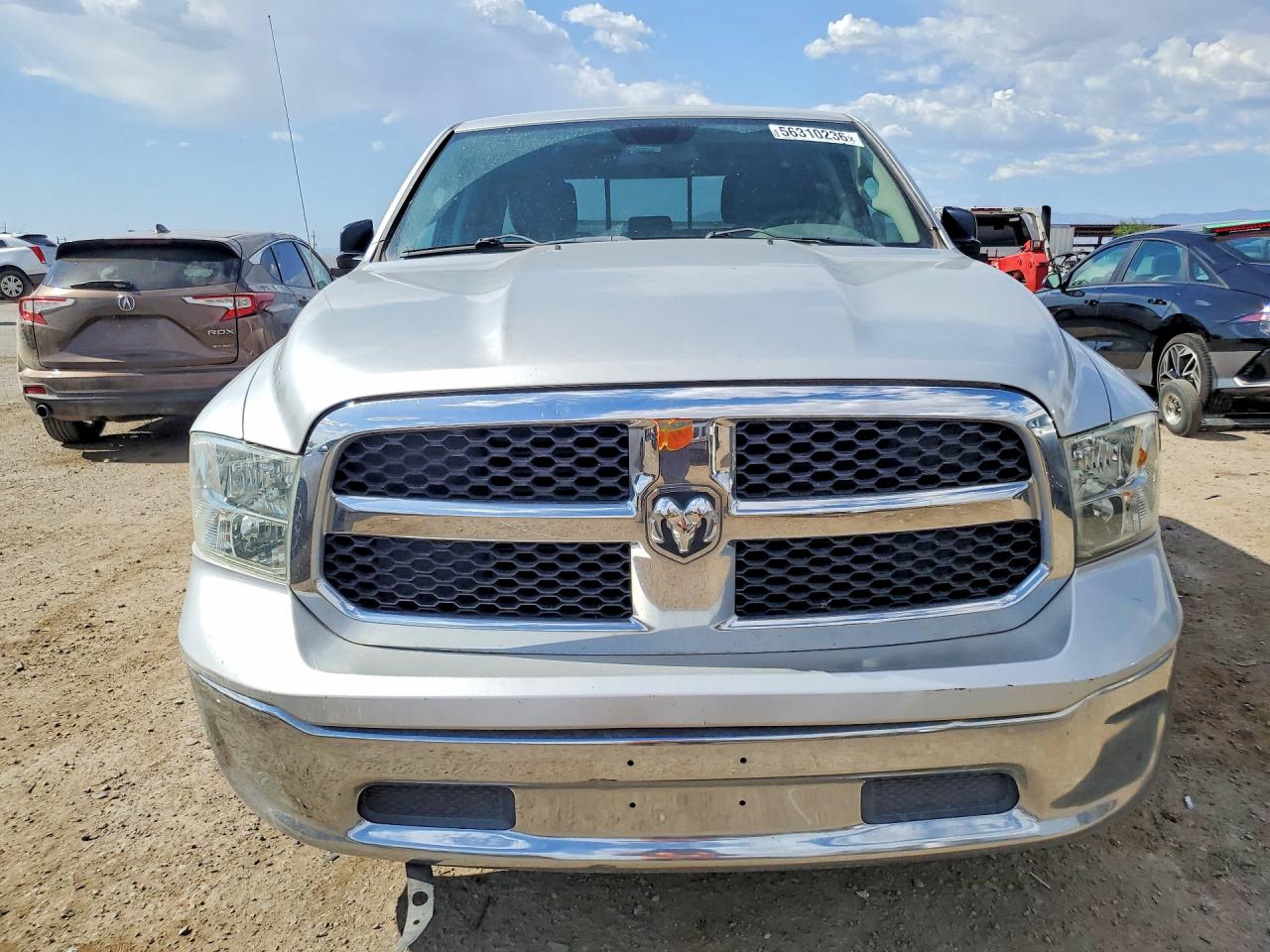 2014 Ram 1500 Slt Silver vin: 1C6RR6GT3ES478013