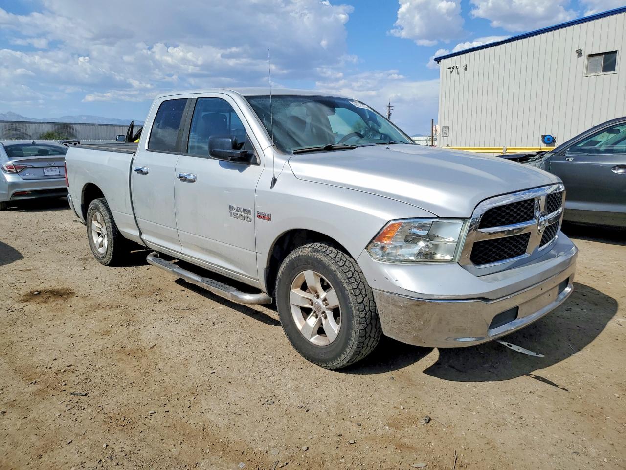 2014 Ram 1500 Slt Silver vin: 1C6RR6GT3ES478013