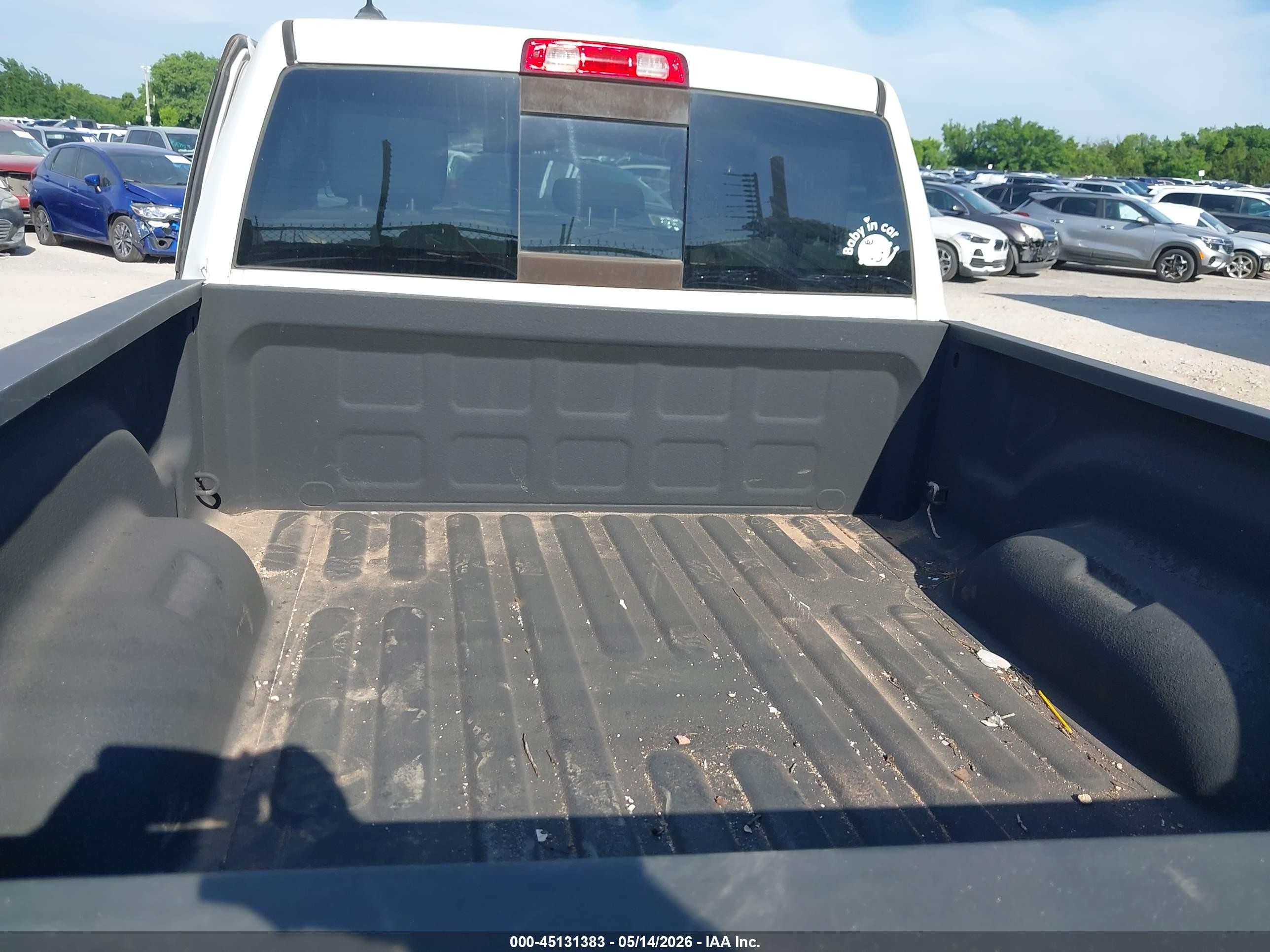 2015 Ram 1500 Big Horn White vin: 1C6RR6GT3FS784842