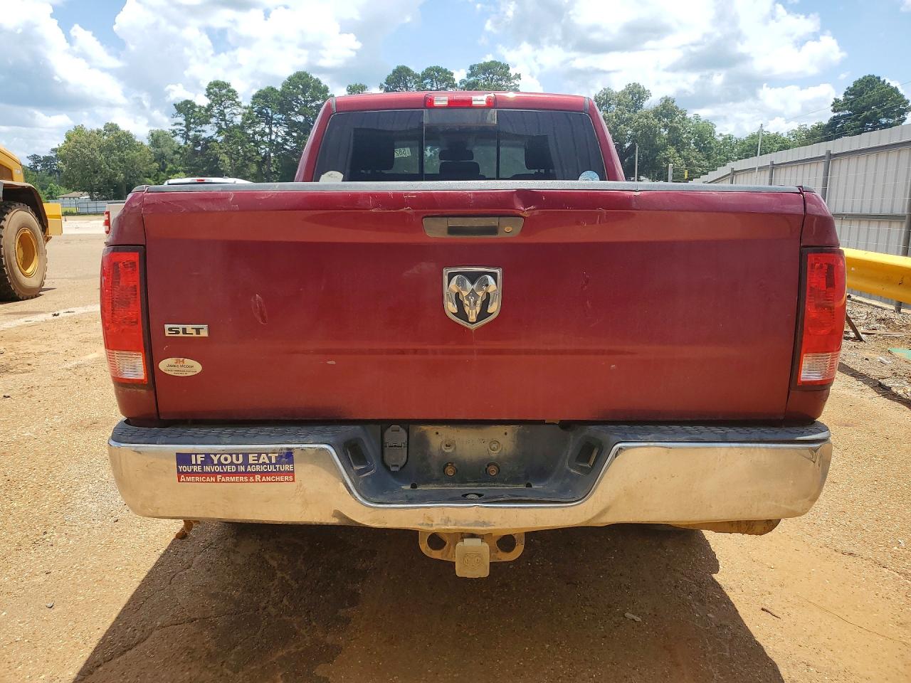 2014 Ram 1500 Slt Maroon vin: 1C6RR6GT4ES128003