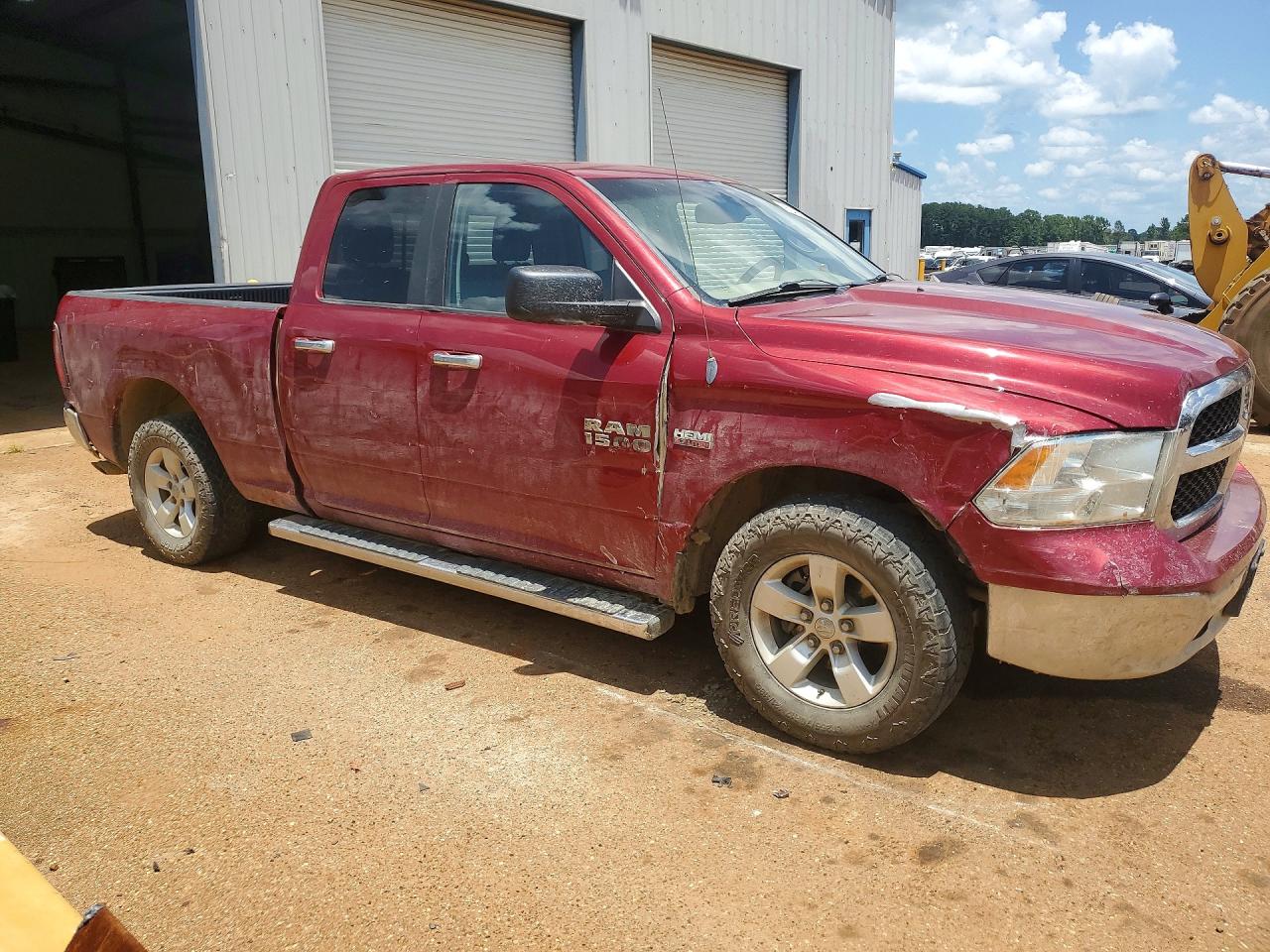 2014 Ram 1500 Slt Maroon vin: 1C6RR6GT4ES128003