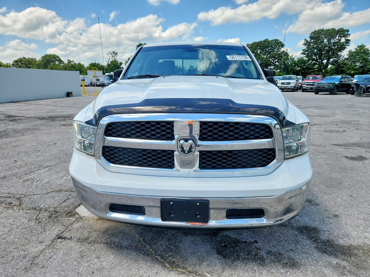 2014 Ram 1500 Slt White vin: 1C6RR6GT4ES350251