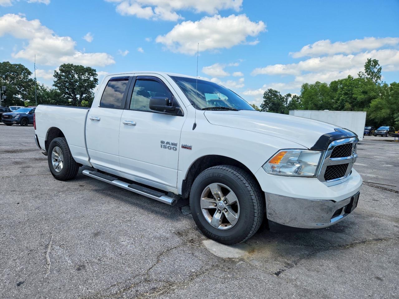 2014 Ram 1500 Slt White vin: 1C6RR6GT4ES350251