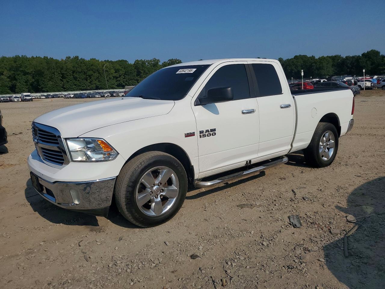2015 Ram 1500 Slt White vin: 1C6RR6GT4FS607670