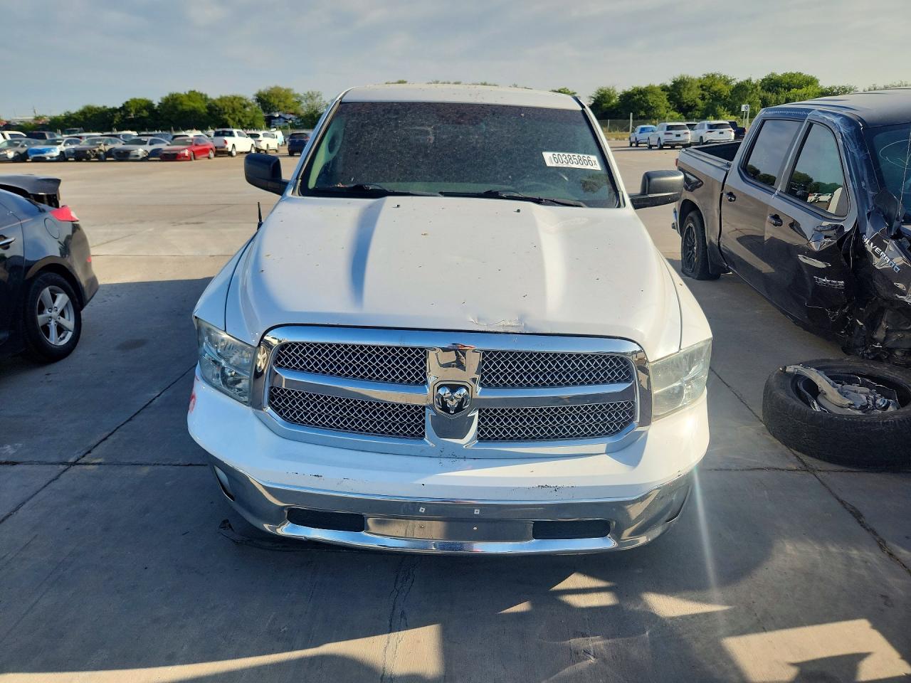 2015 Ram 1500 Slt White vin: 1C6RR6GT4FS754636