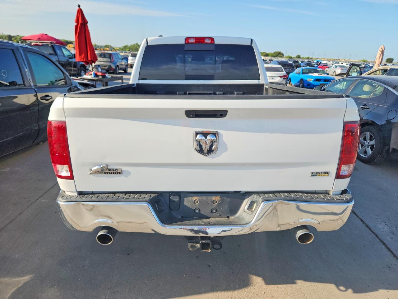2015 Ram 1500 Slt White vin: 1C6RR6GT4FS754636