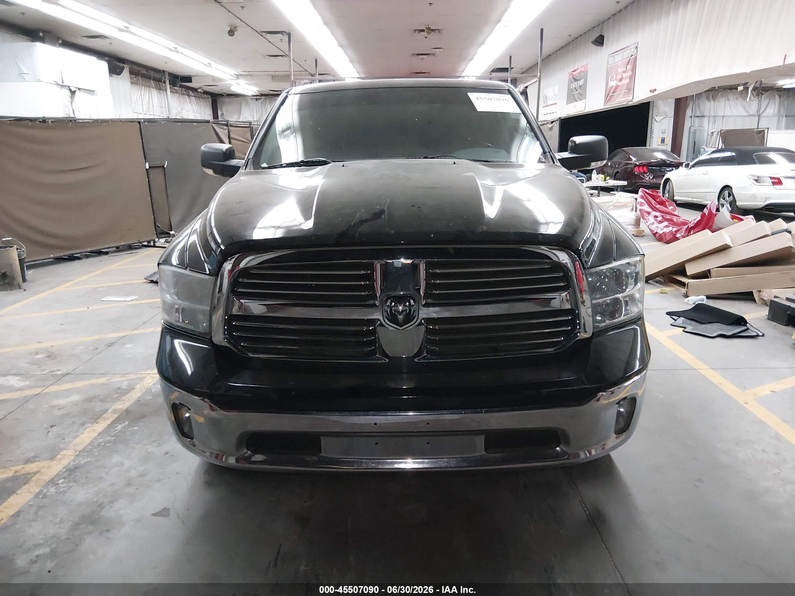 2013 Ram 1500 Big Horn Black vin: 1C6RR6GT5DS633949