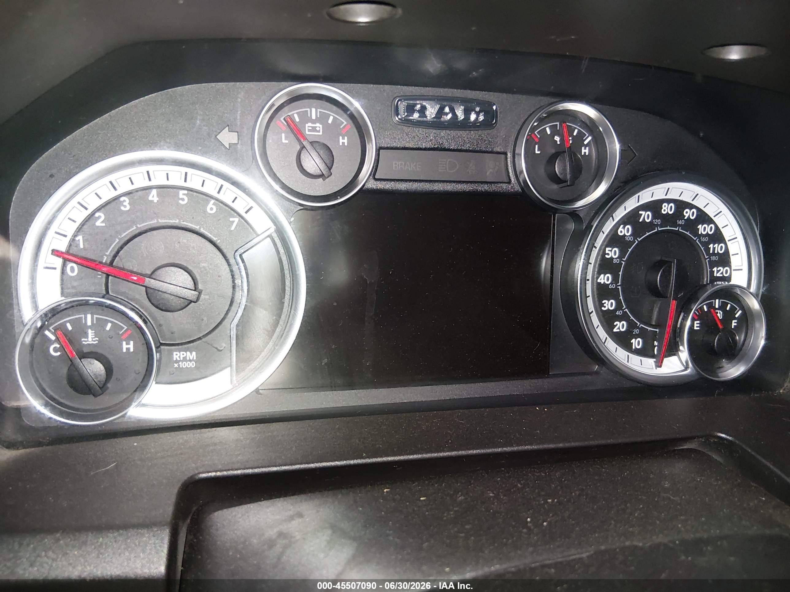 2013 Ram 1500 Big Horn Black vin: 1C6RR6GT5DS633949