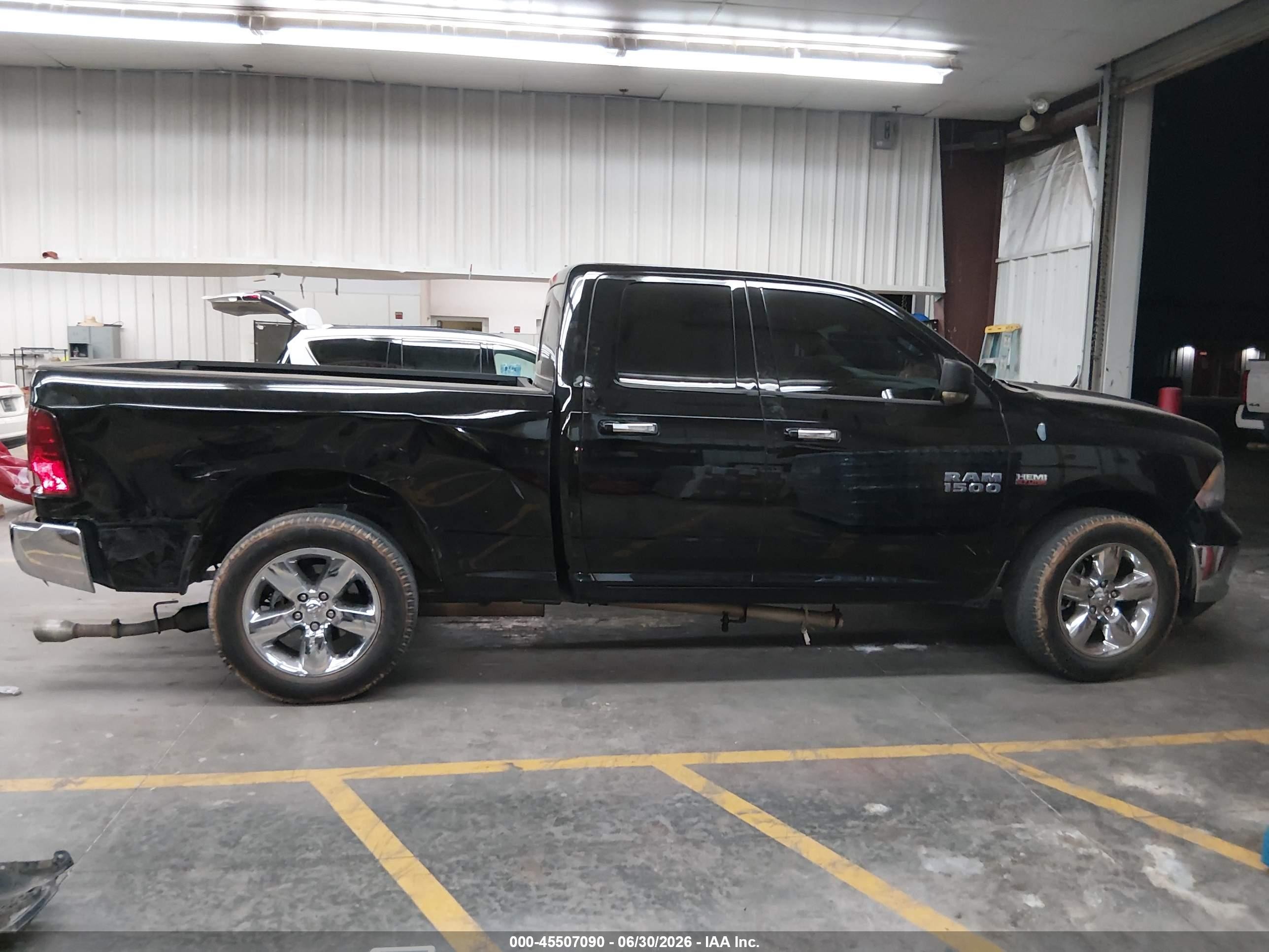 2013 Ram 1500 Big Horn Black vin: 1C6RR6GT5DS633949