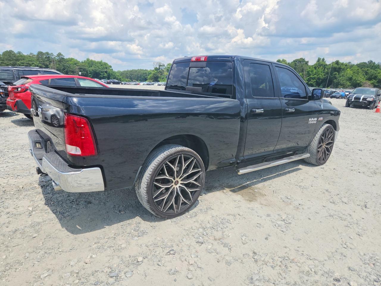 2013 Ram 1500 Slt Black vin: 1C6RR6GT5DS693276