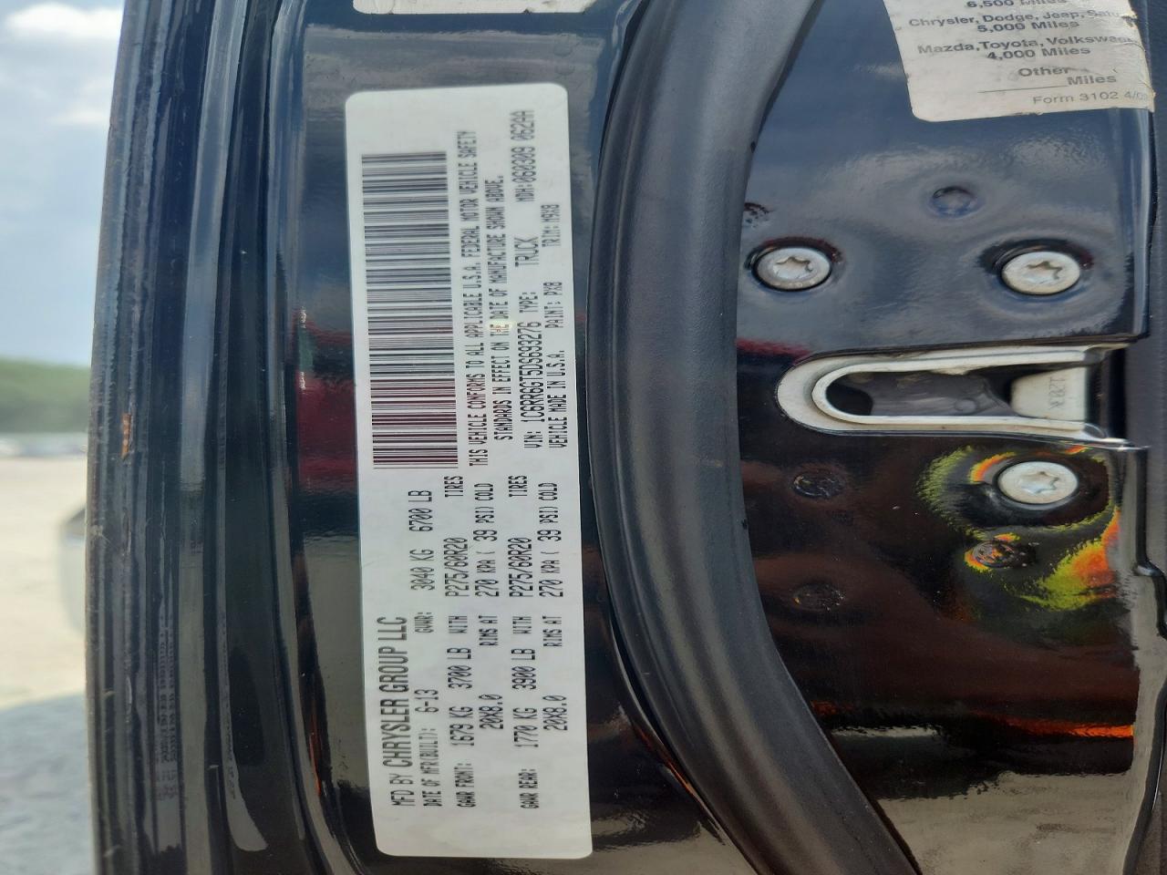 2013 Ram 1500 Slt Black vin: 1C6RR6GT5DS693276