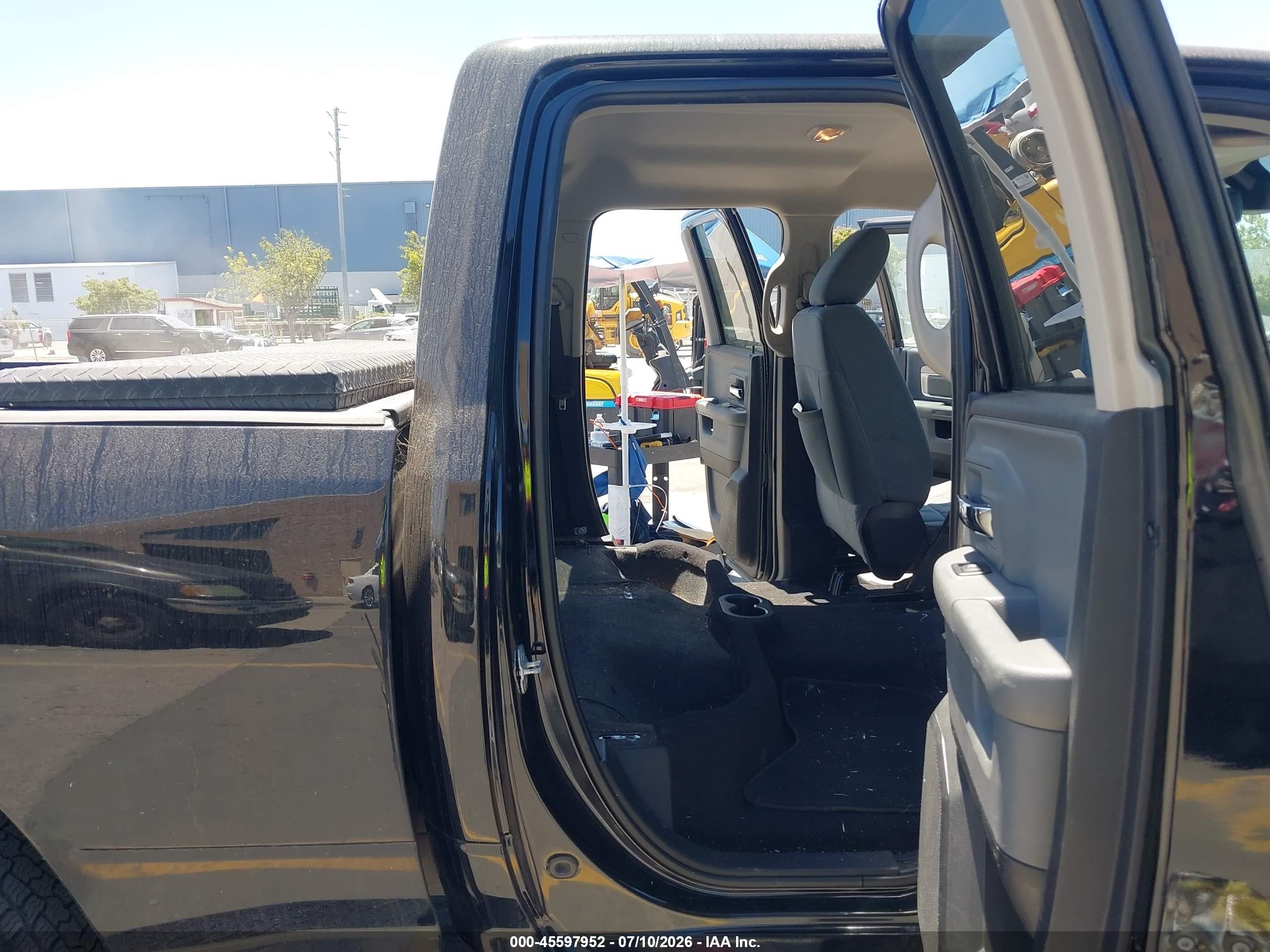 2014 Ram 1500 Big Horn Black vin: 1C6RR6GT5ES351957