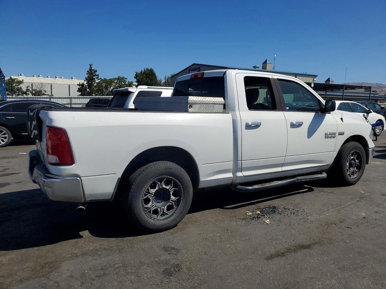 2014 Ram 1500 Slt White vin: 1C6RR6GT5ES416192