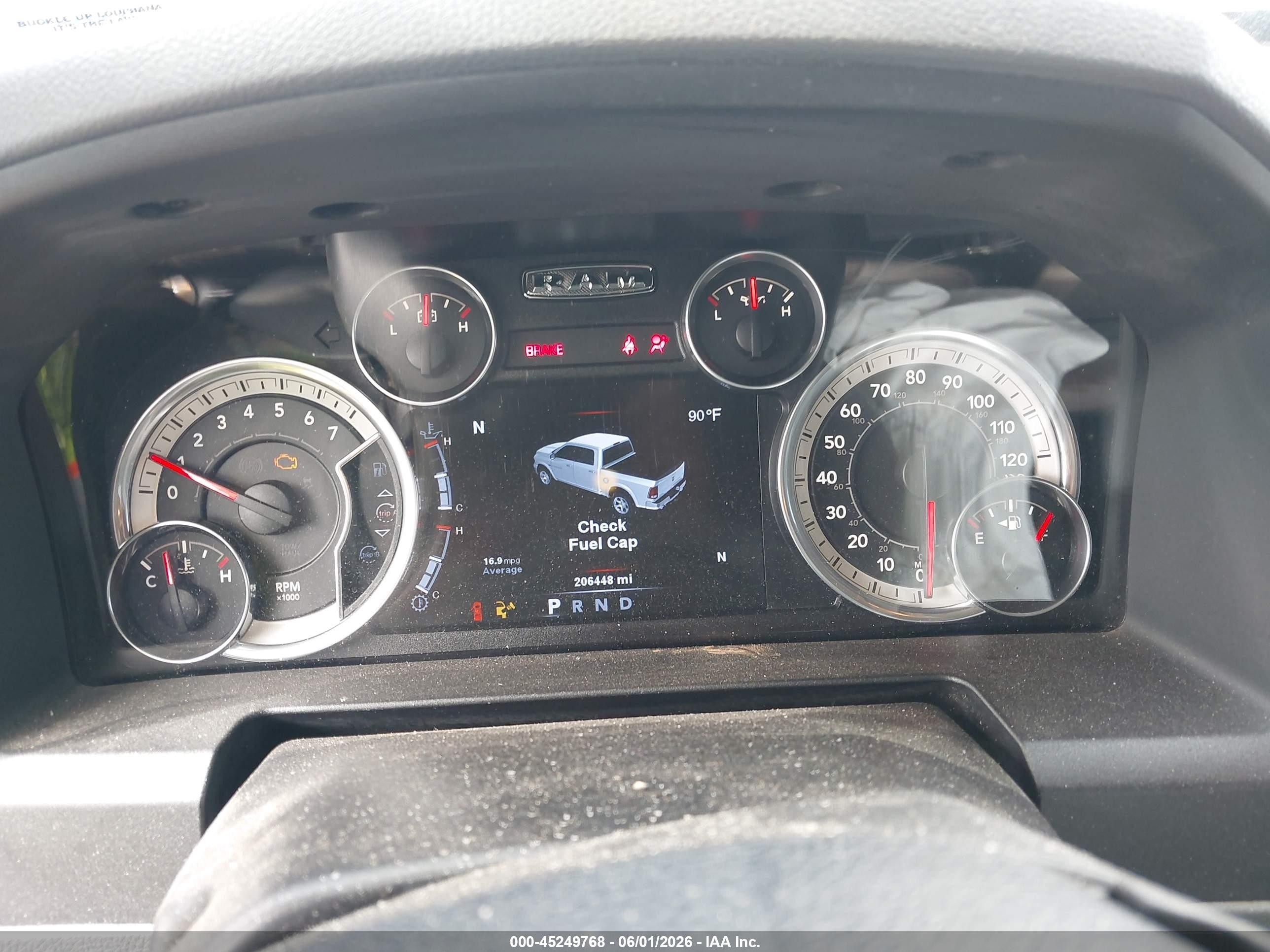 2014 Ram 1500 Big Horn Brown vin: 1C6RR6GT5ES458622