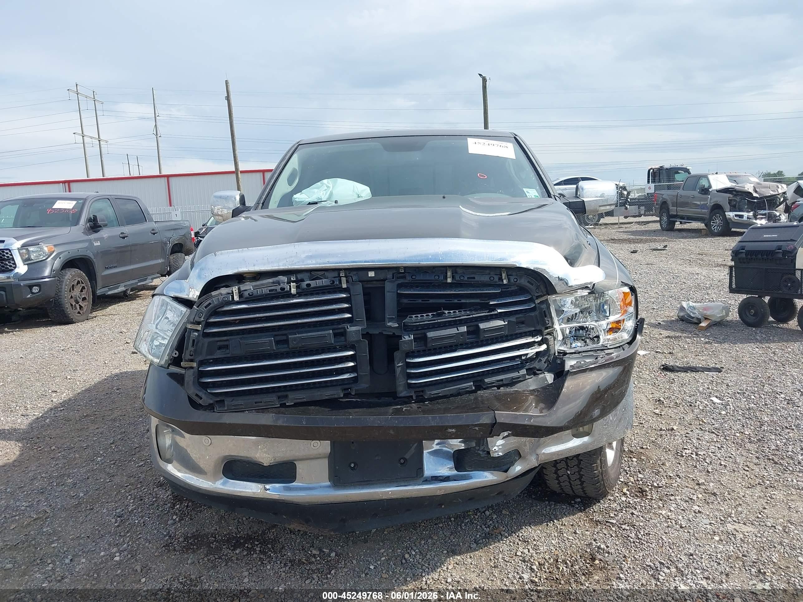 2014 Ram 1500 Big Horn Brown vin: 1C6RR6GT5ES458622