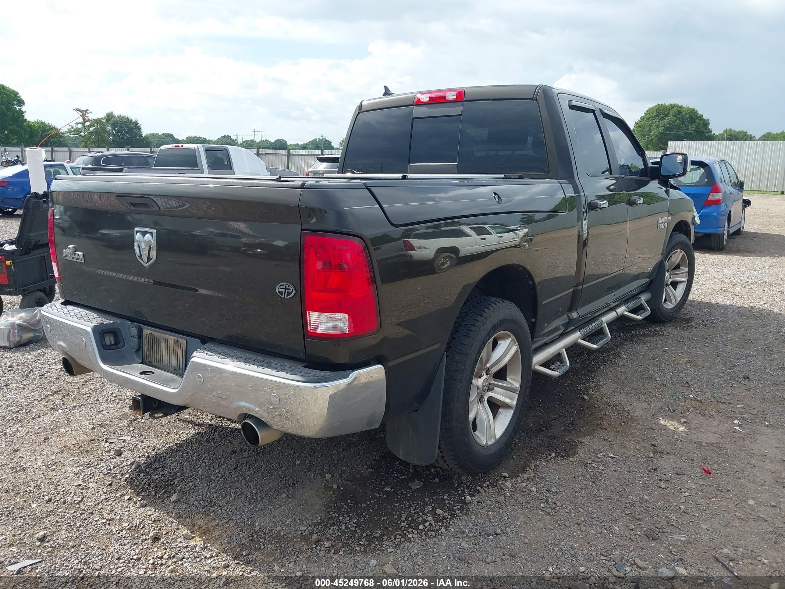 2014 Ram 1500 Big Horn Brown vin: 1C6RR6GT5ES458622