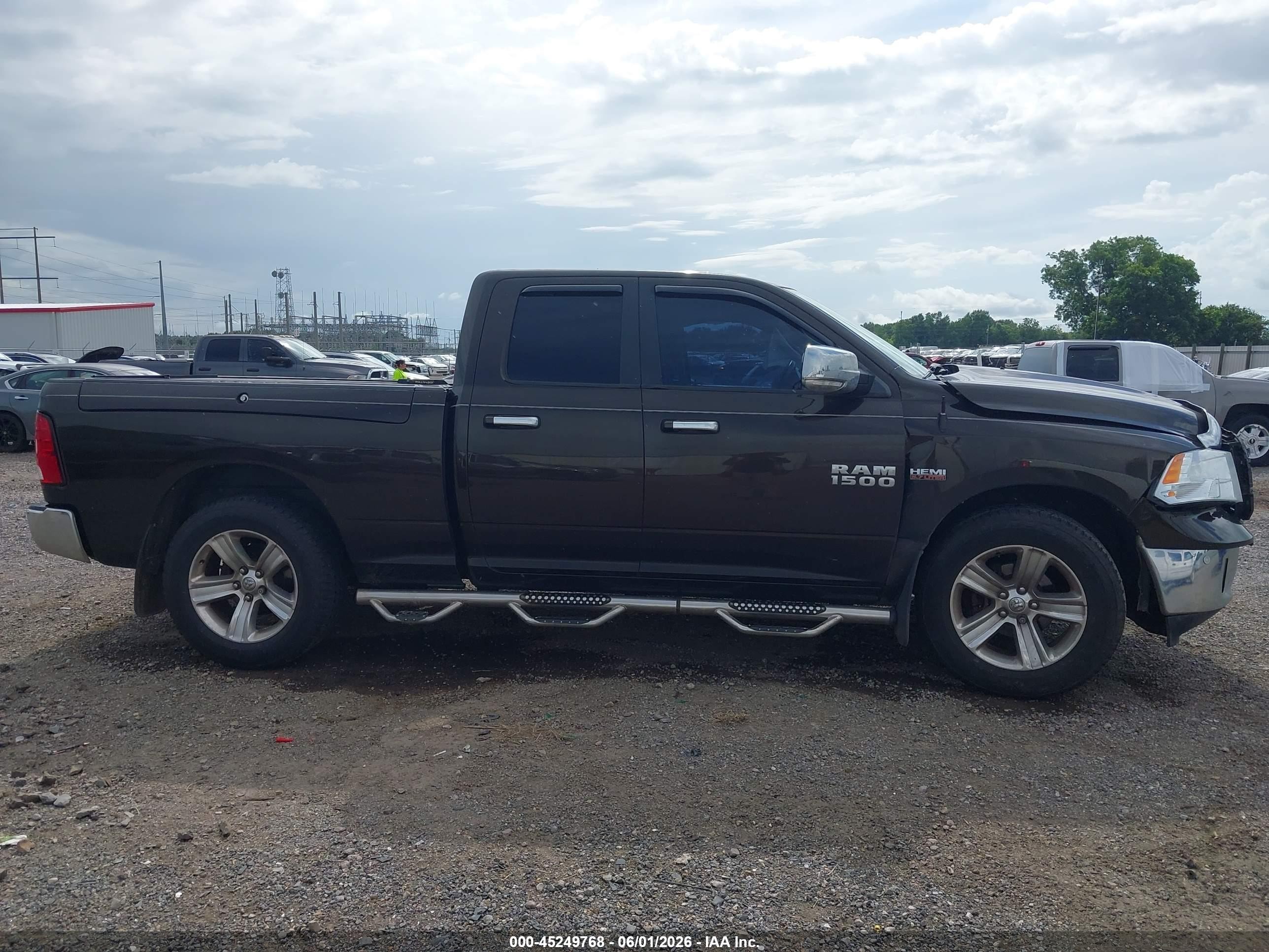 2014 Ram 1500 Big Horn Brown vin: 1C6RR6GT5ES458622