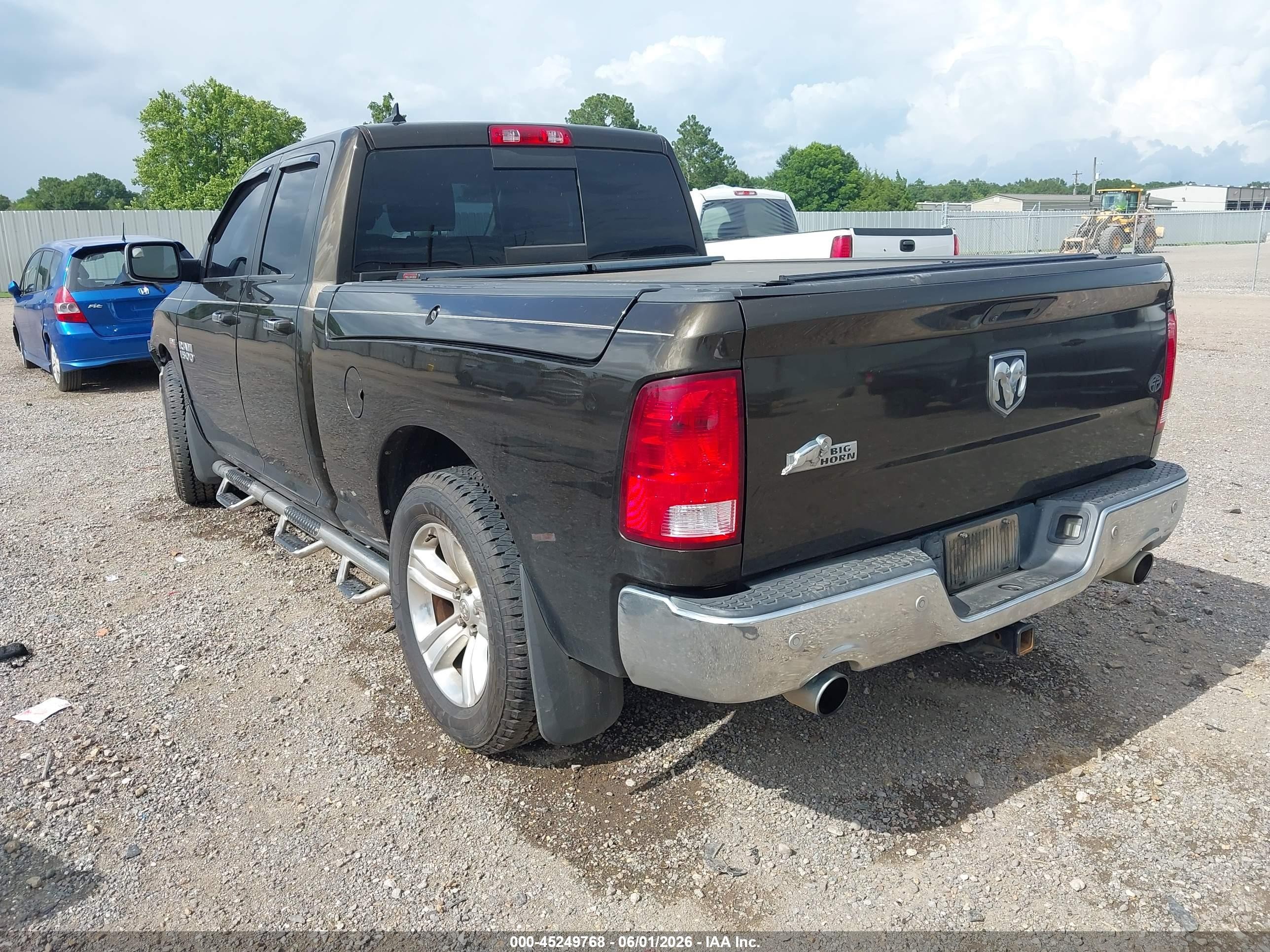 2014 Ram 1500 Big Horn Brown vin: 1C6RR6GT5ES458622