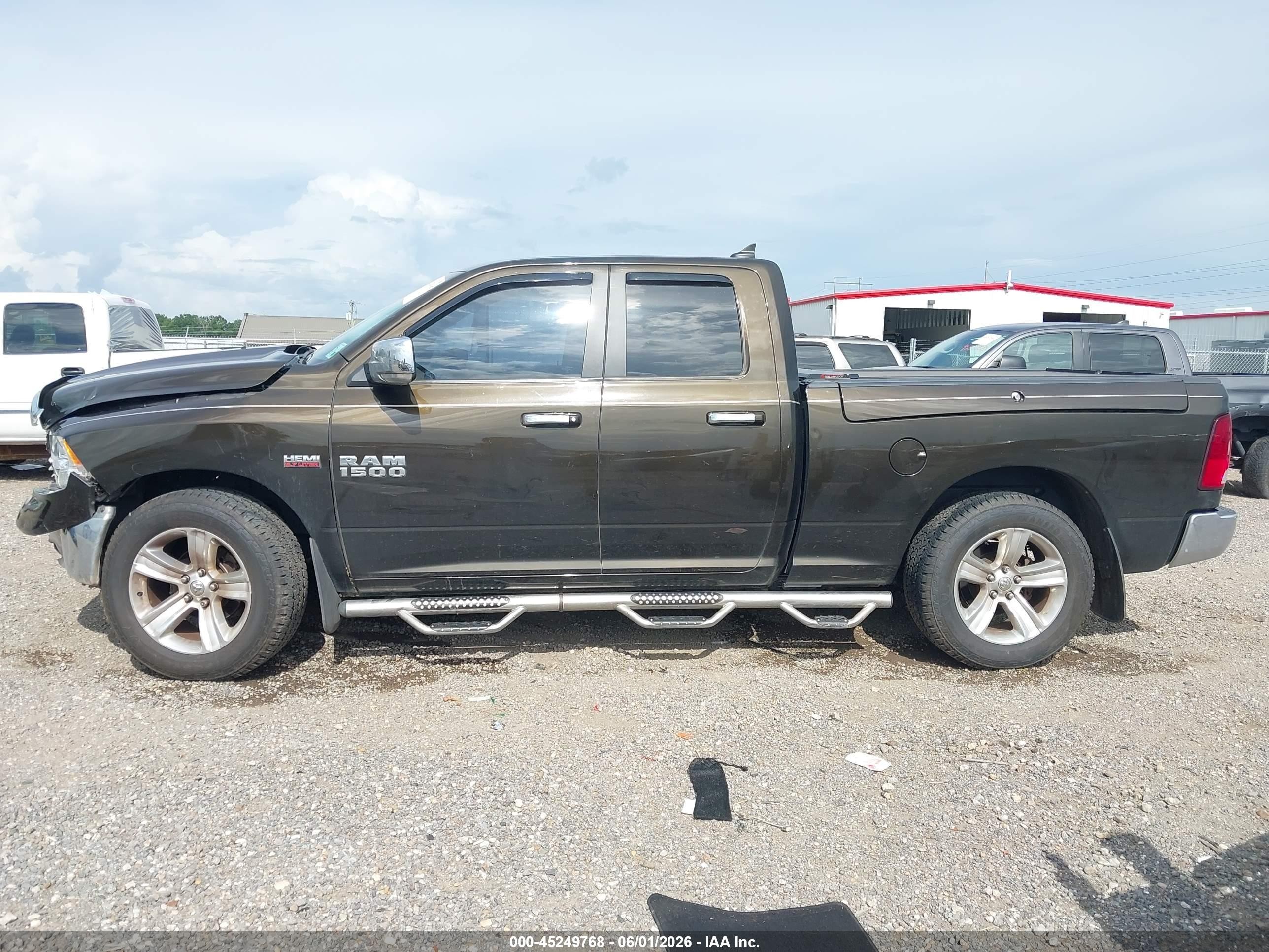 2014 Ram 1500 Big Horn Brown vin: 1C6RR6GT5ES458622