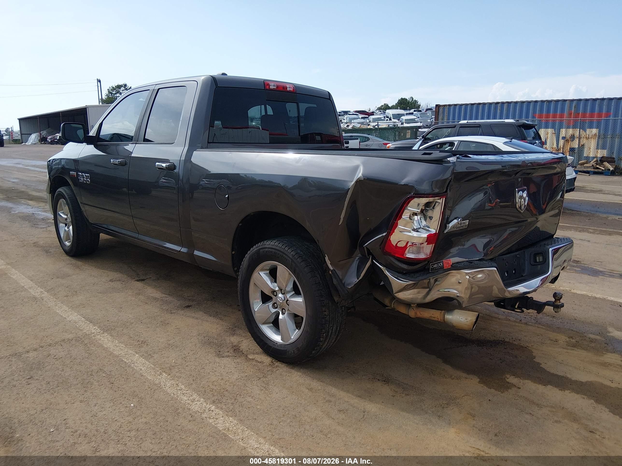 2015 Ram 1500 Big Horn Gray vin: 1C6RR6GT5FS577529