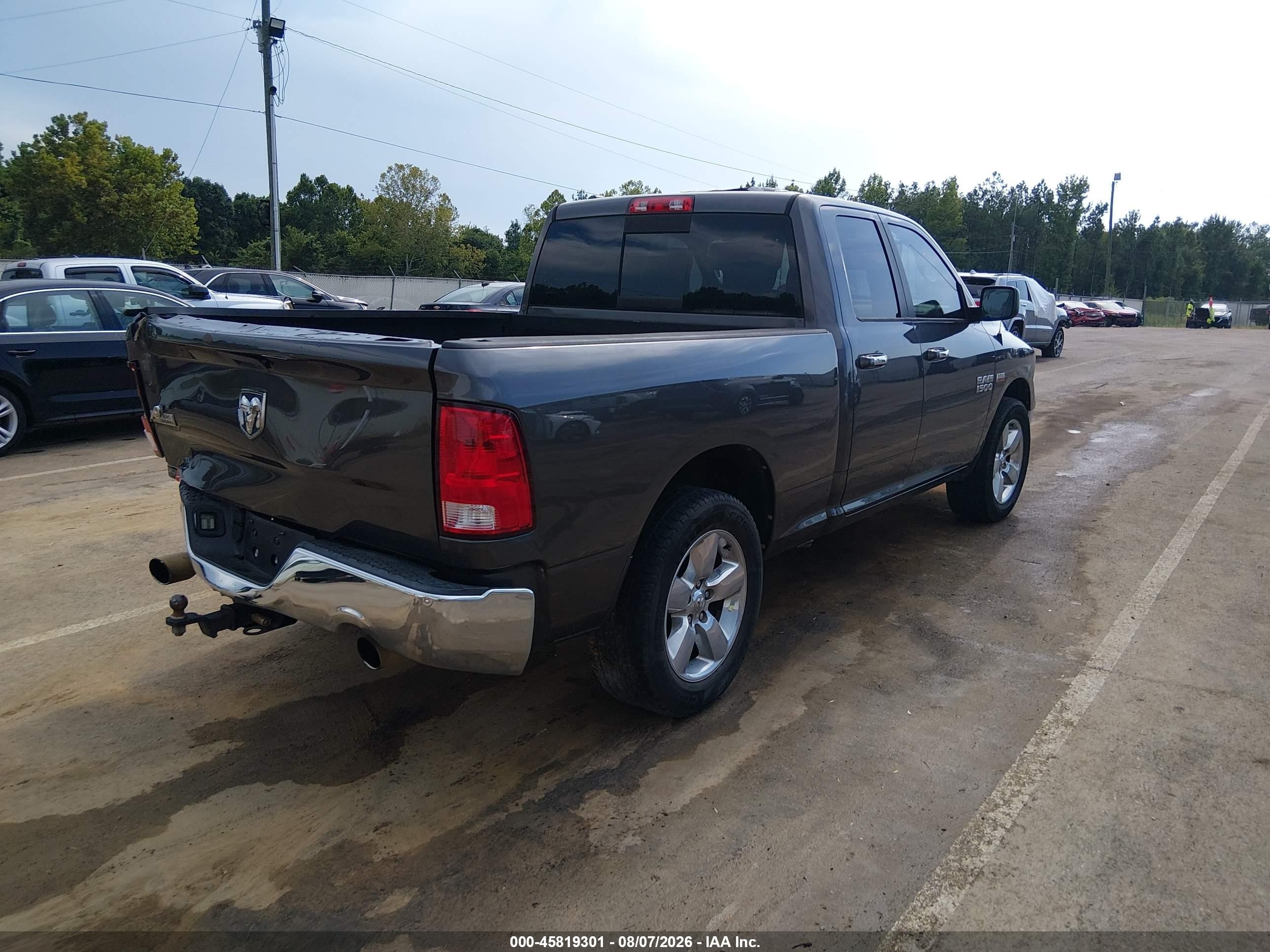 2015 Ram 1500 Big Horn Gray vin: 1C6RR6GT5FS577529